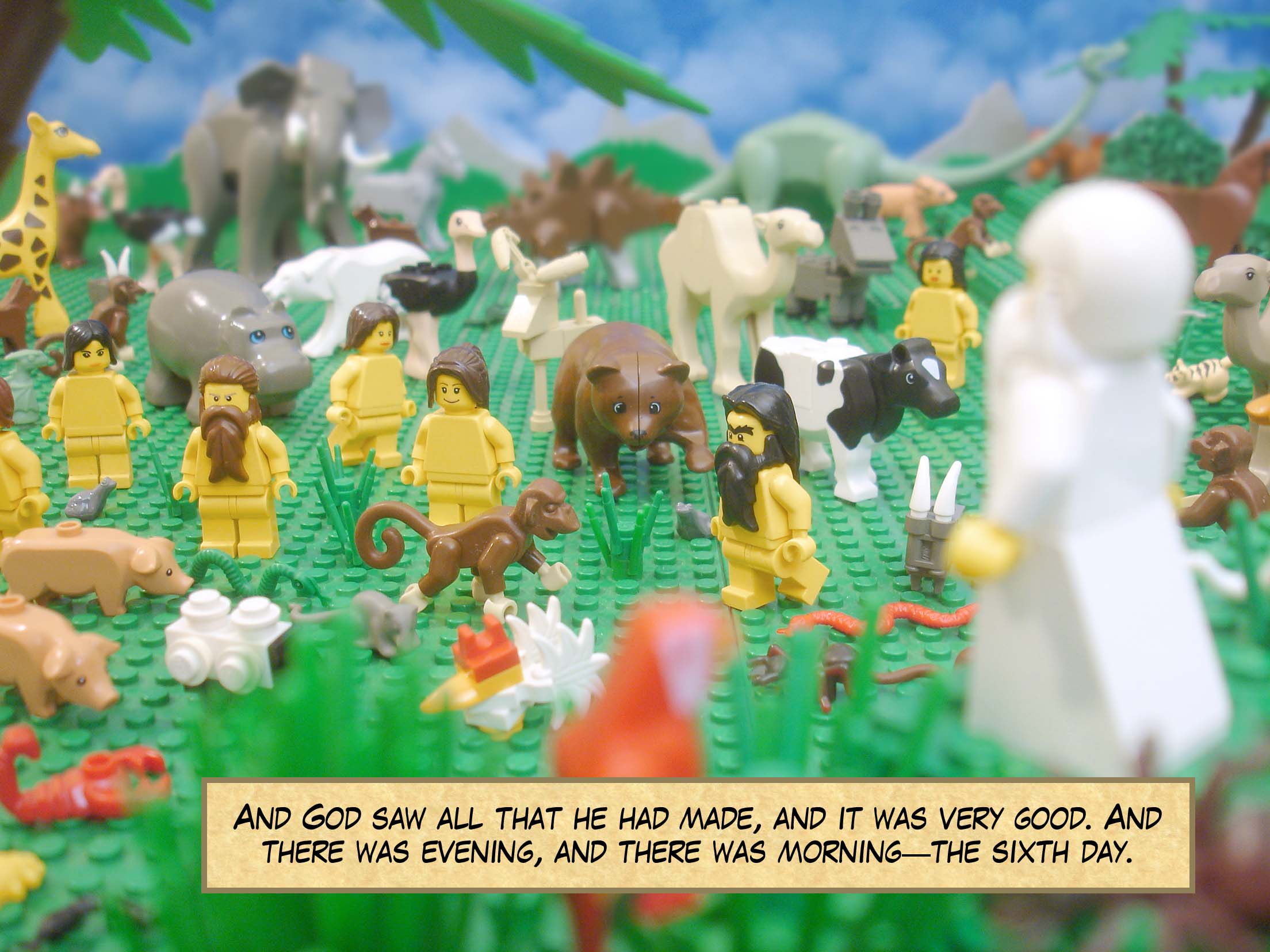 And God saw all that he had made, and it was very good. And there was evening, and there was morning—the sixth day.