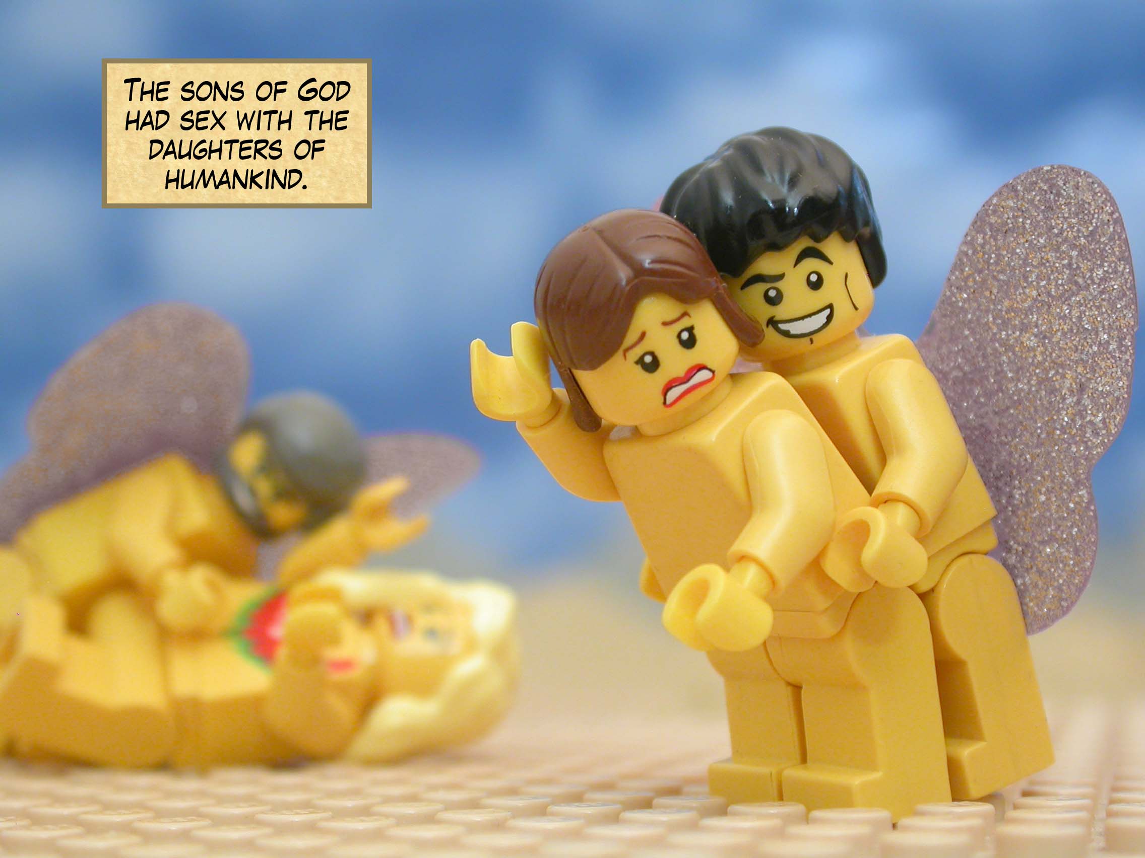 The sons of God had sex with the daughters of humankind.