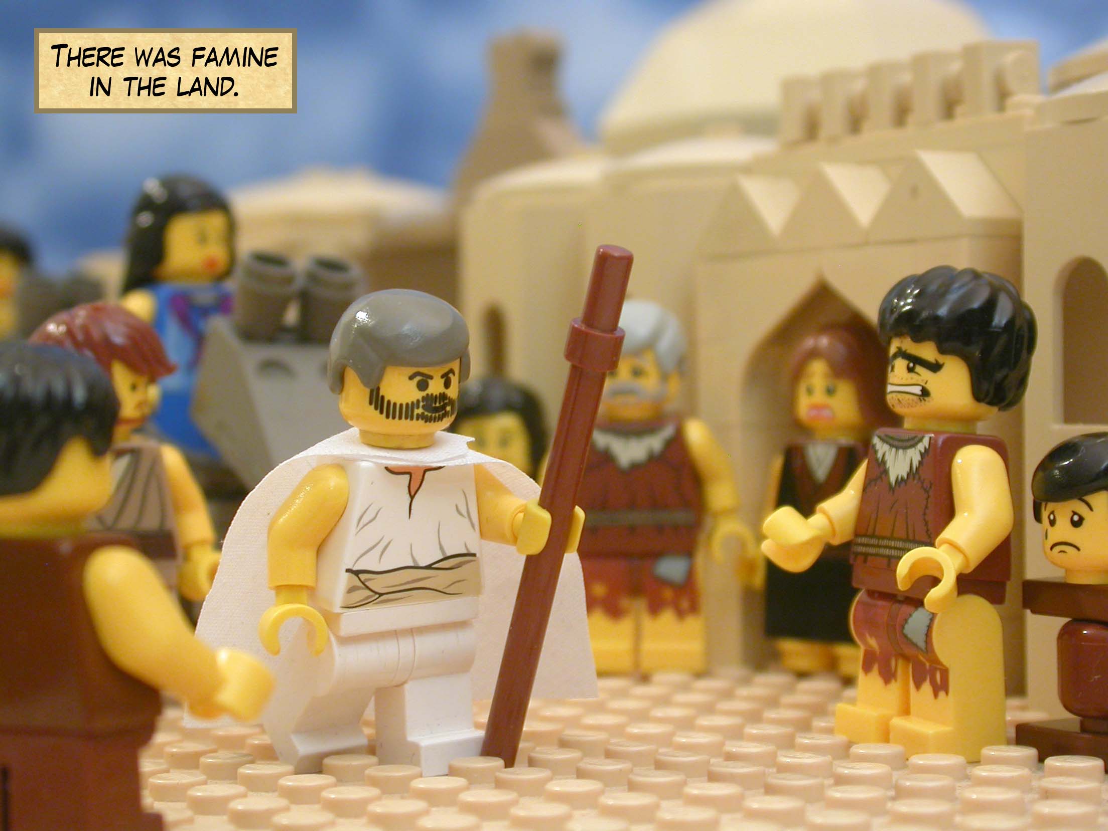 There was famine in the land.