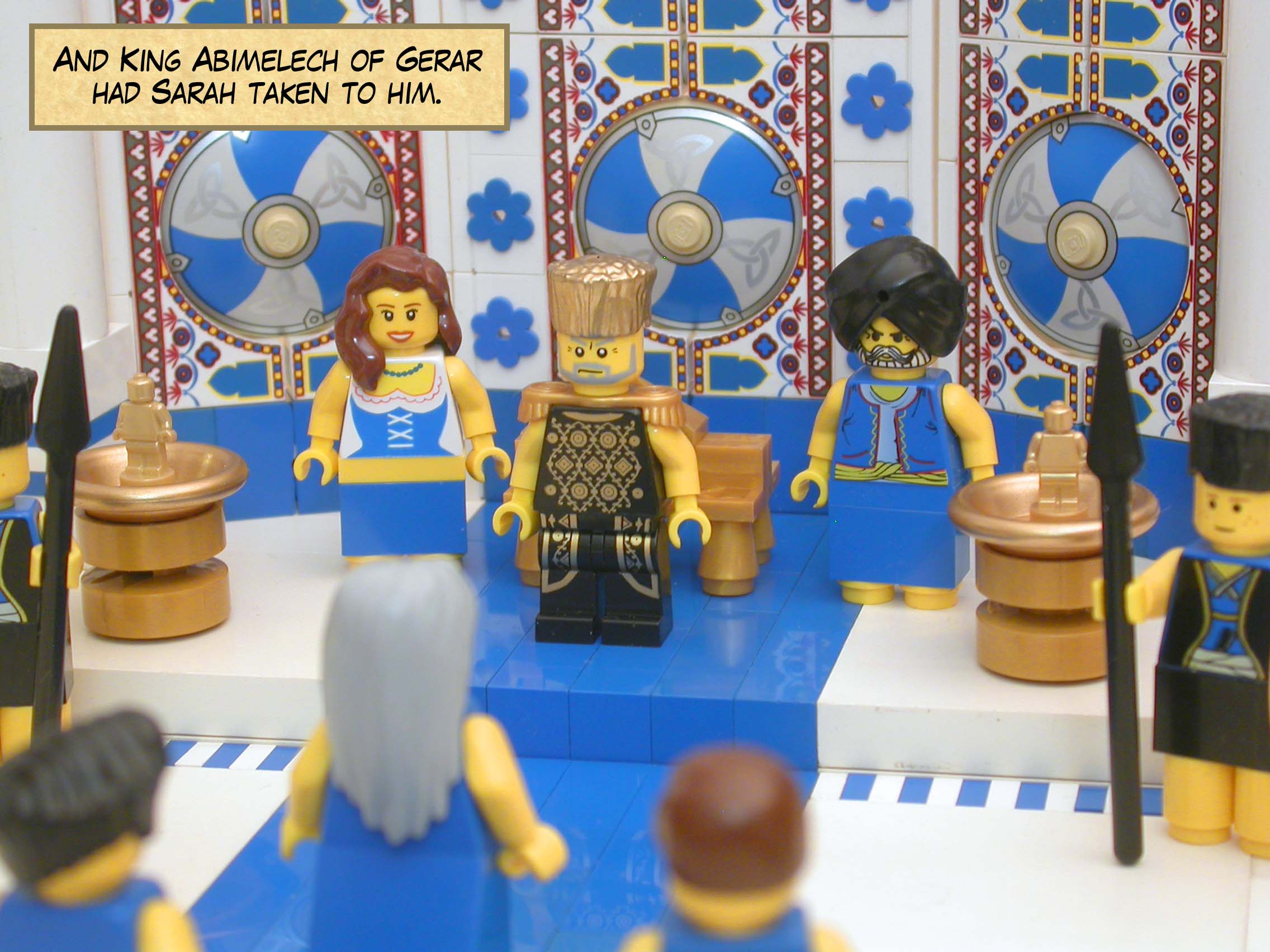 And King Abimelech of Gerar had Sarah taken to him.