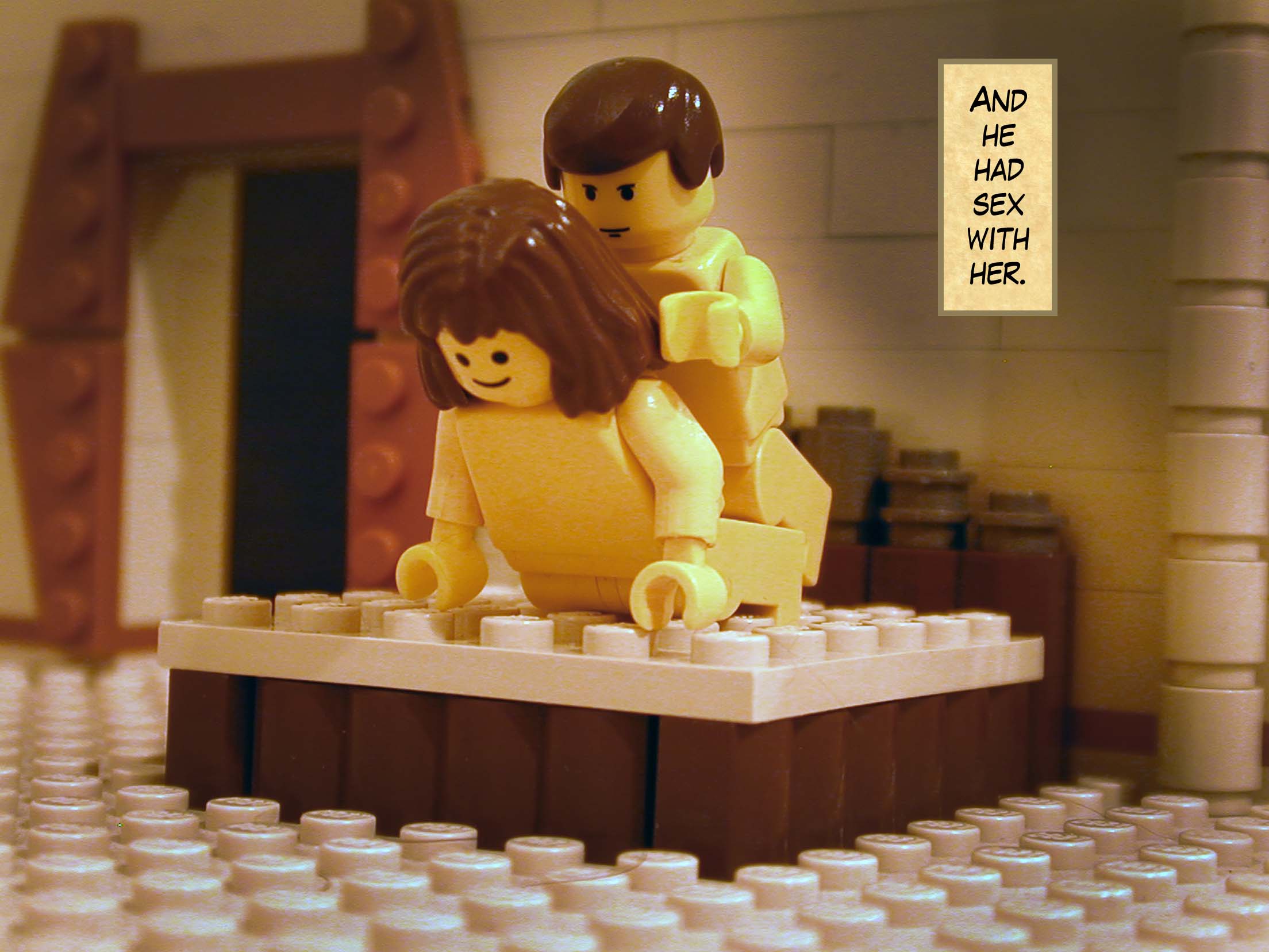 And he had sex with her.