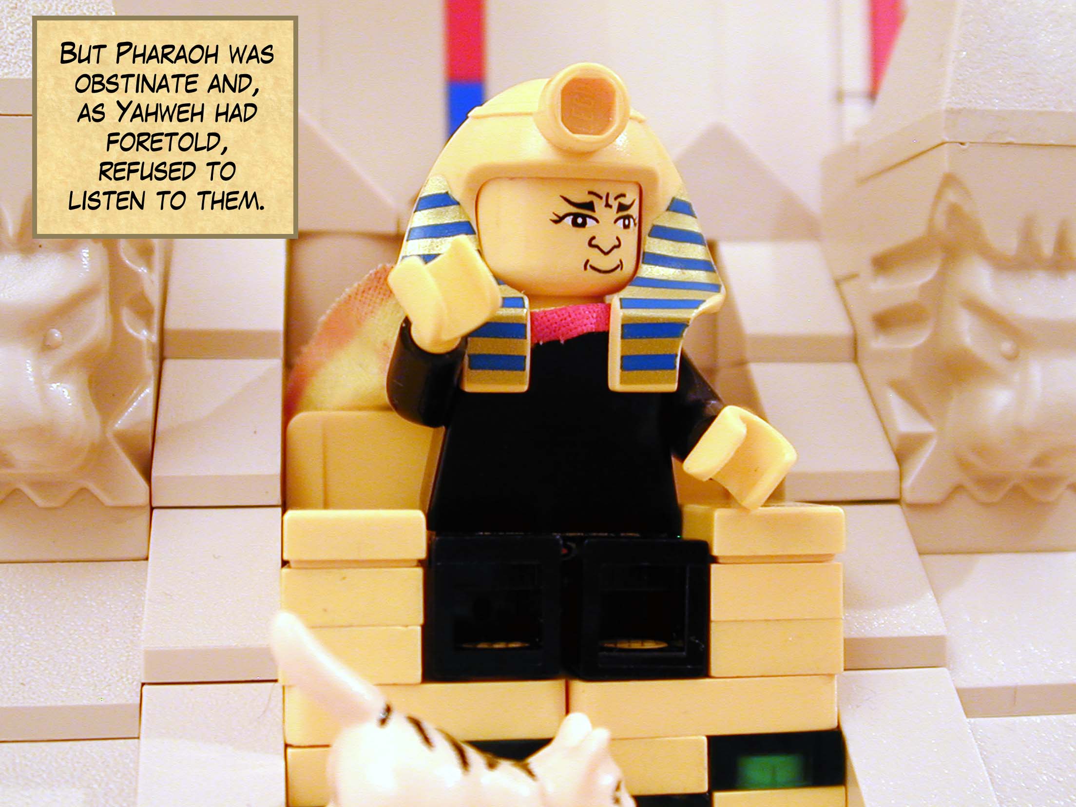 But Pharaoh was obstinate and, as Yahweh had foretold, refused to listen to them.