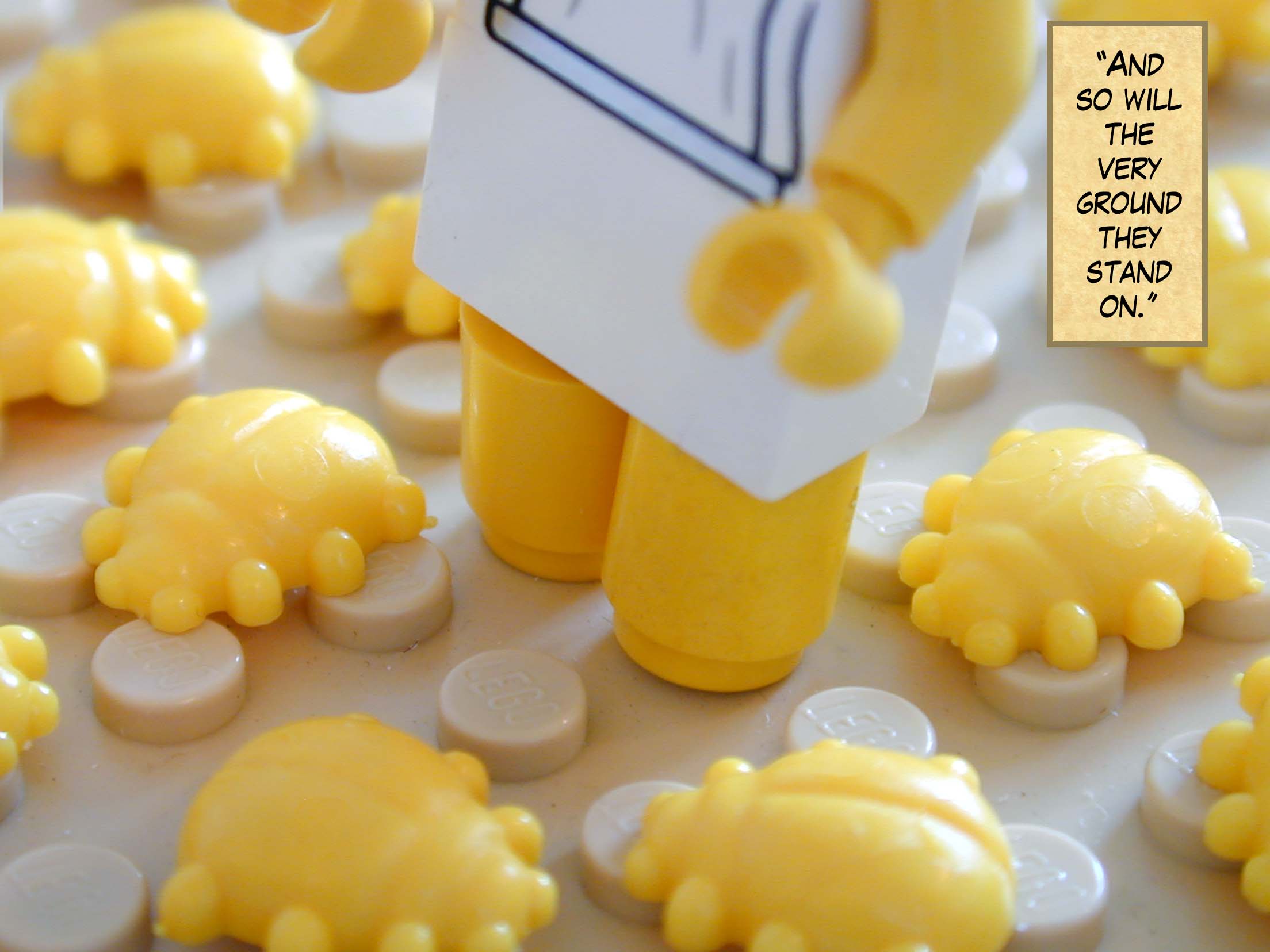 And so will the very ground they stand on.