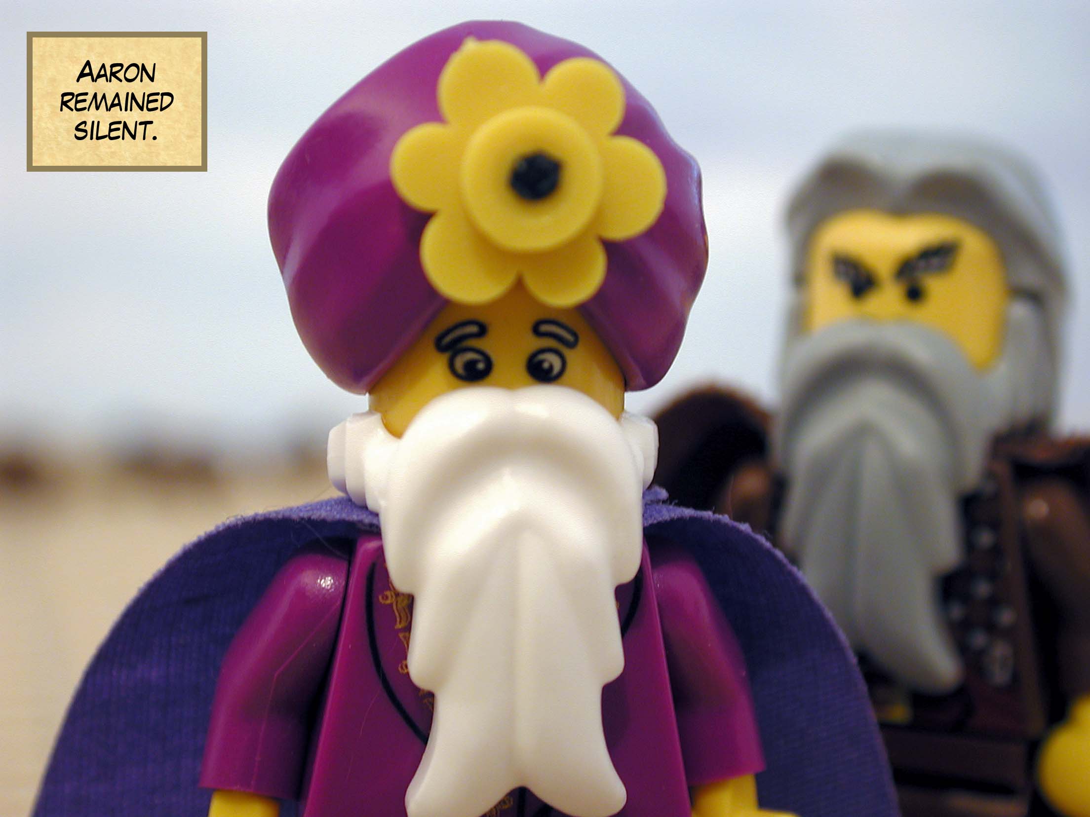 Aaron remained silent.