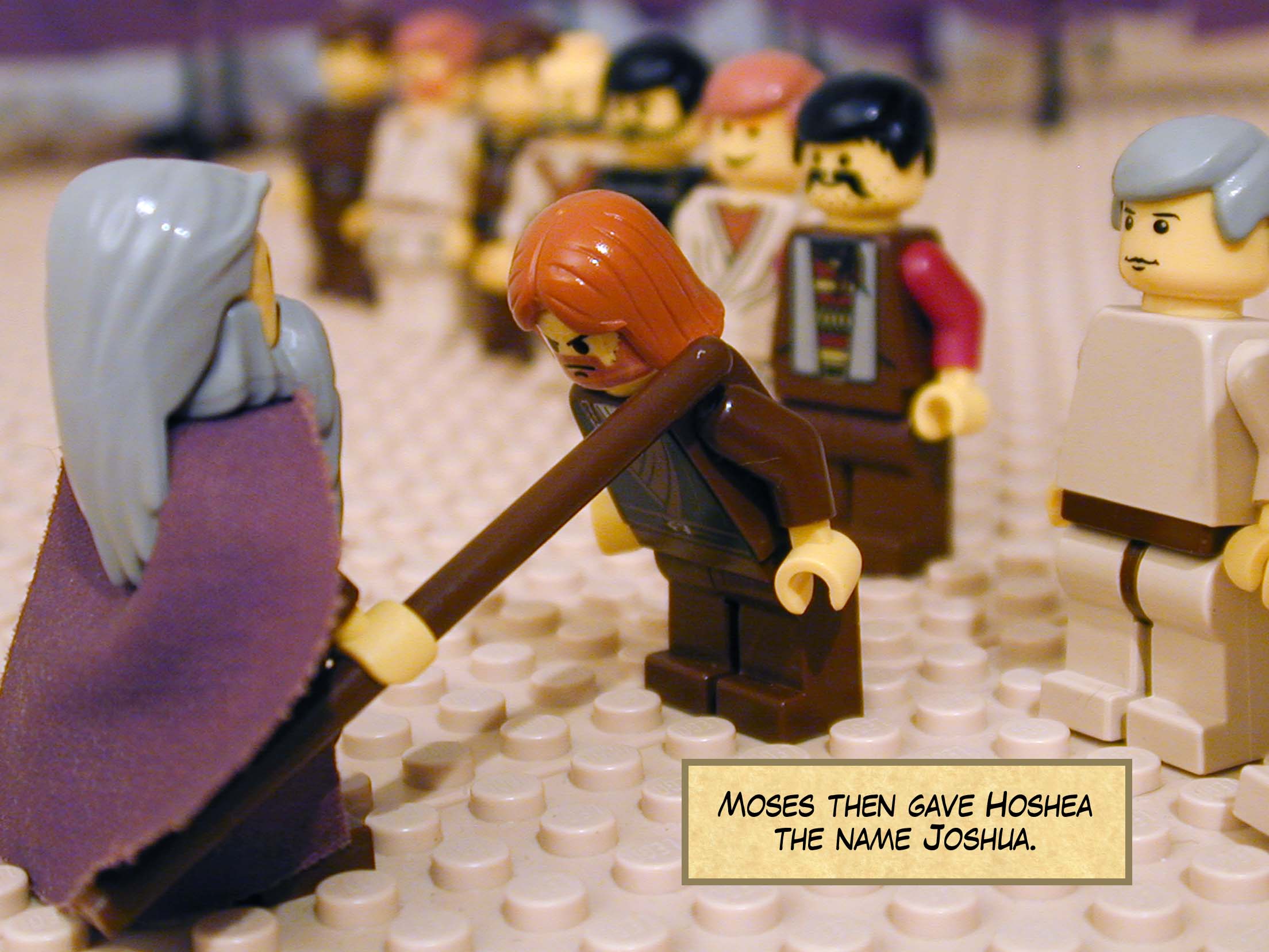 Moses then gave Hoshea the name Joshua.