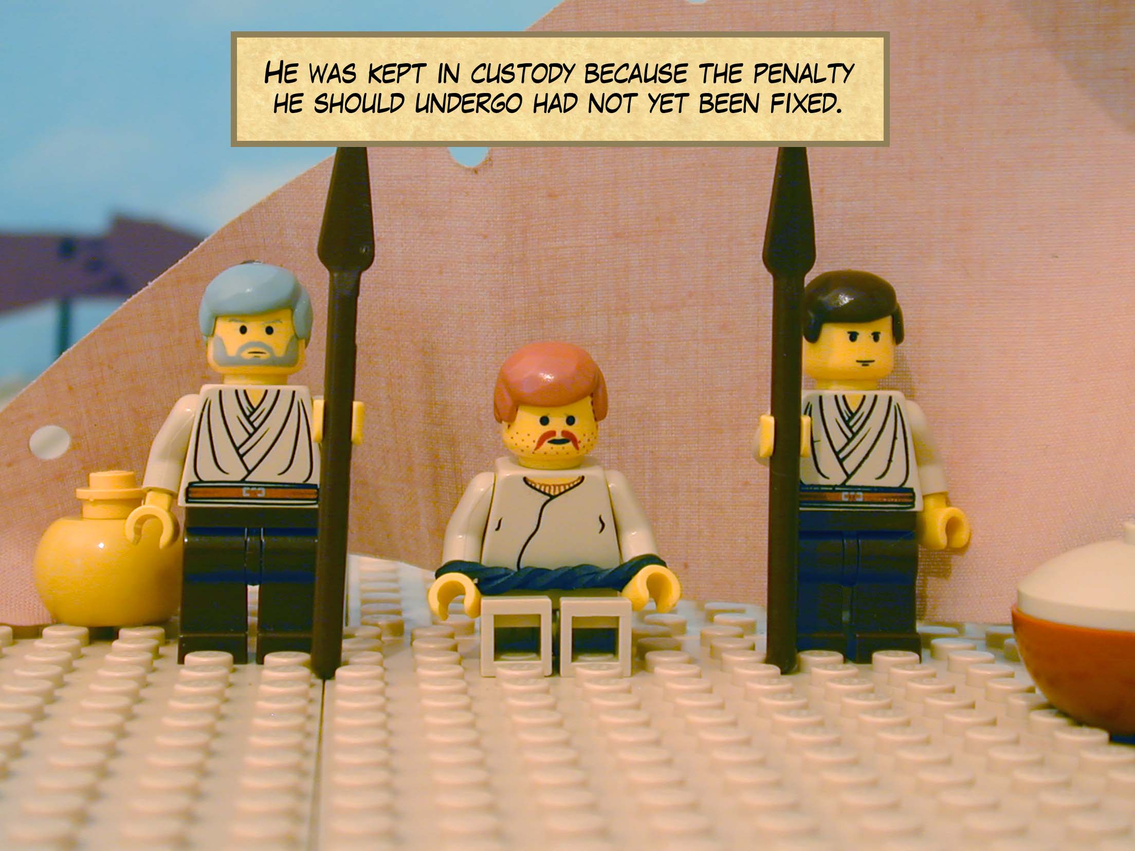 He was kept in custody because the penalty he should undergo had not yet been fixed.