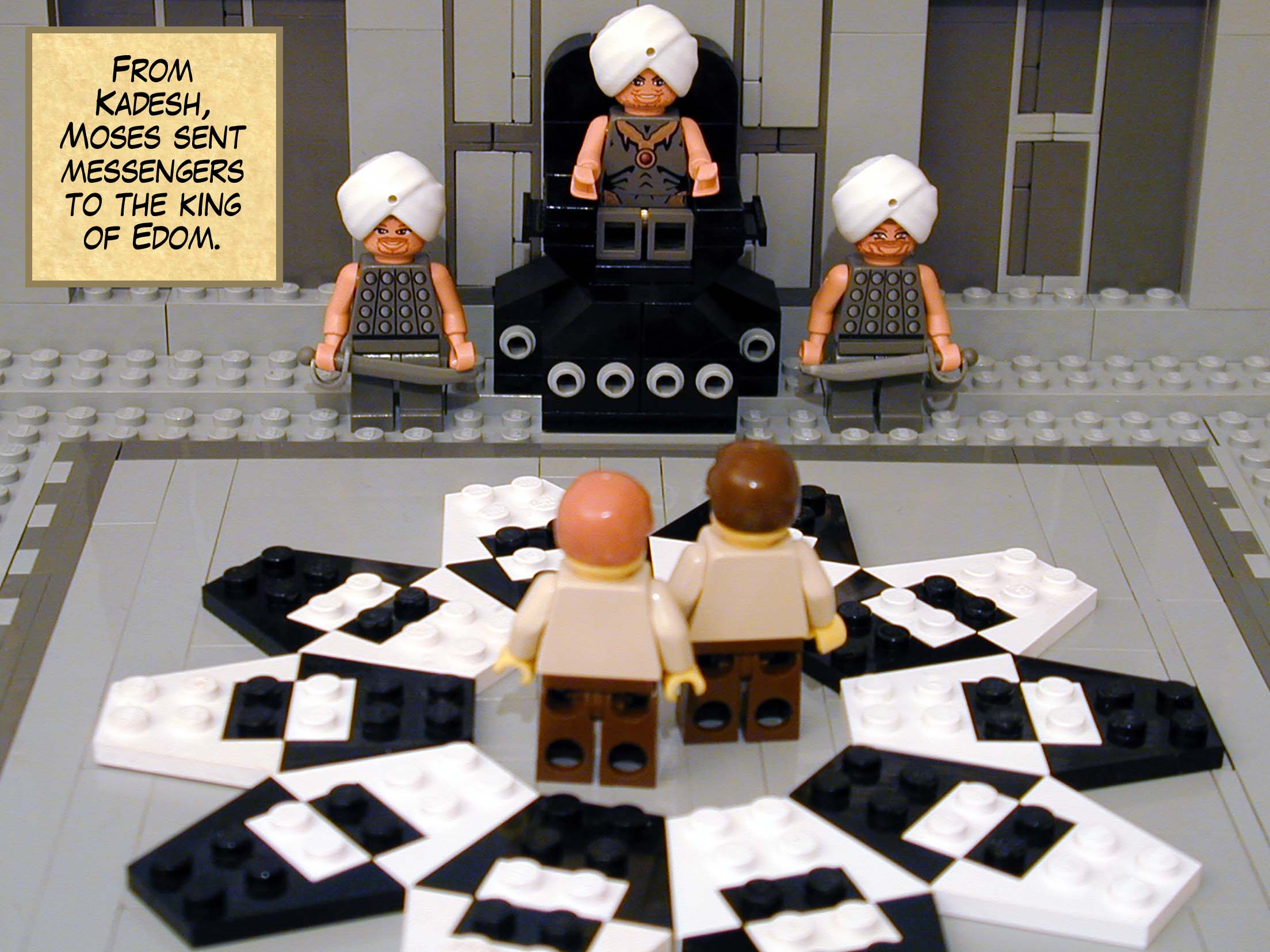 From Kadesh, Moses sent messengers to the king of Edom.