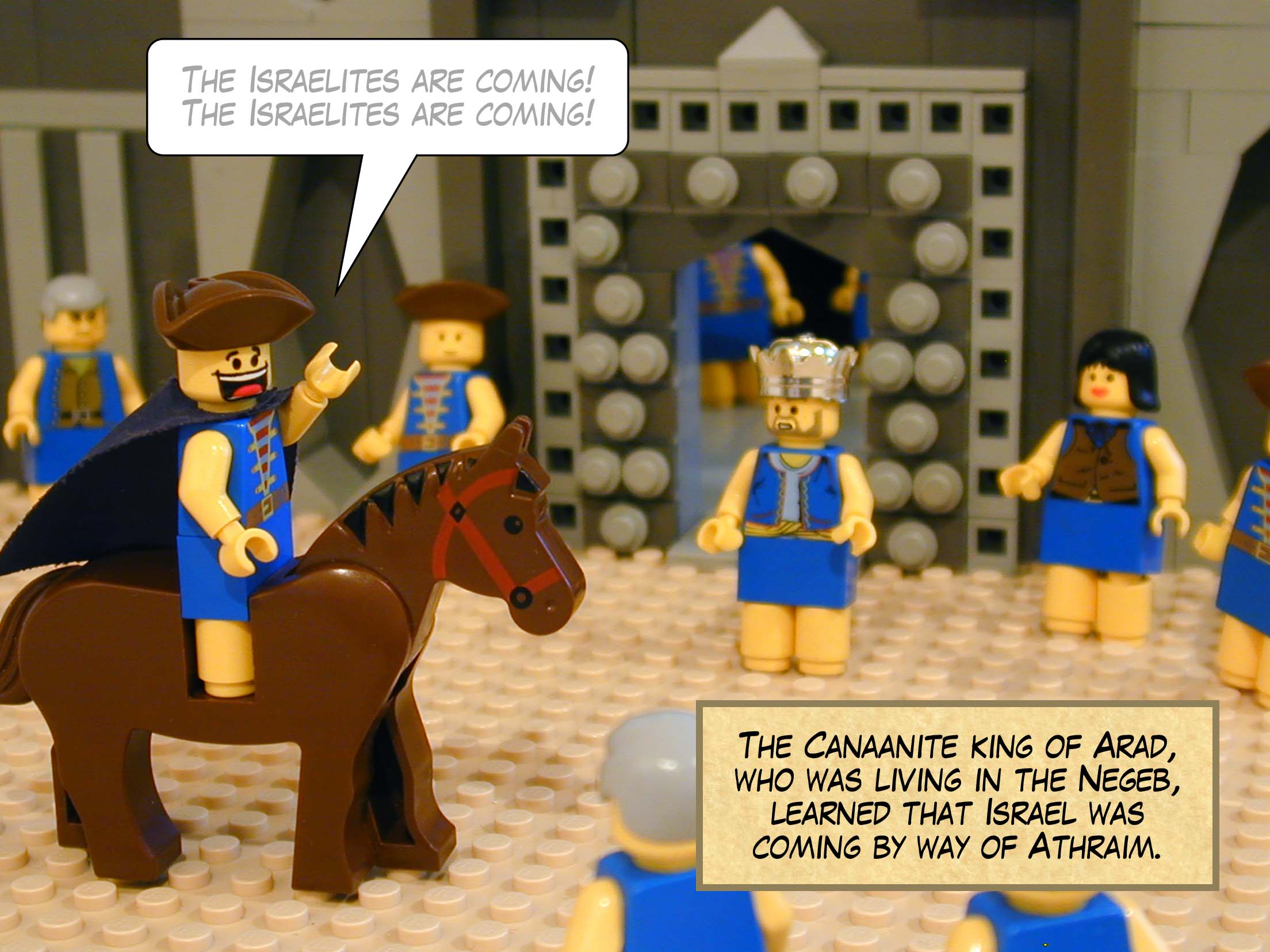 The king of Arad, the Canaanite living in the Negeb, learned that Israel was coming by way of Athraim.