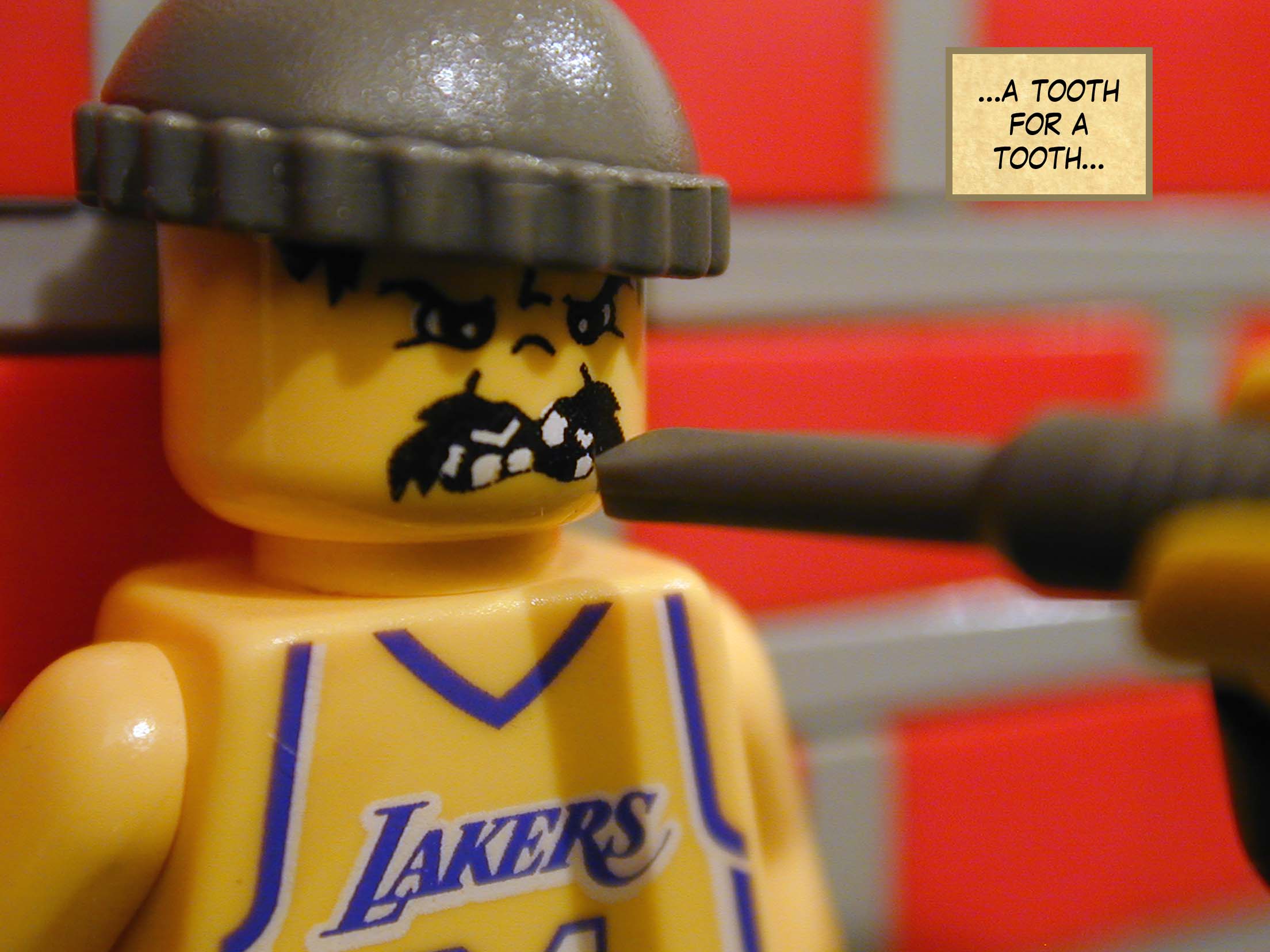 '...tooth for tooth...'