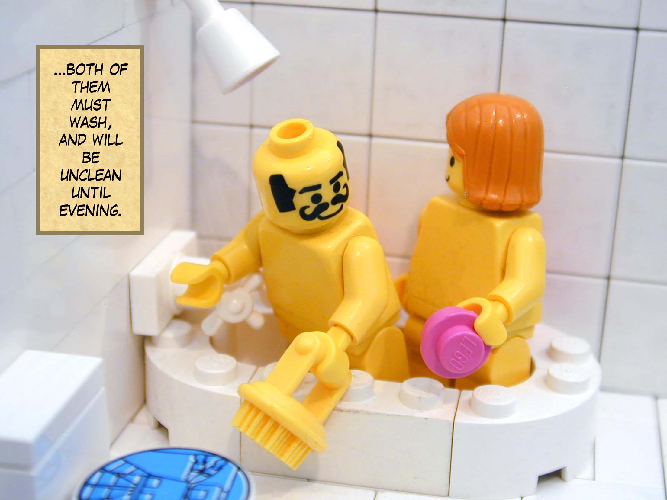 '...both of them must wash, and will be unclean until evening.'