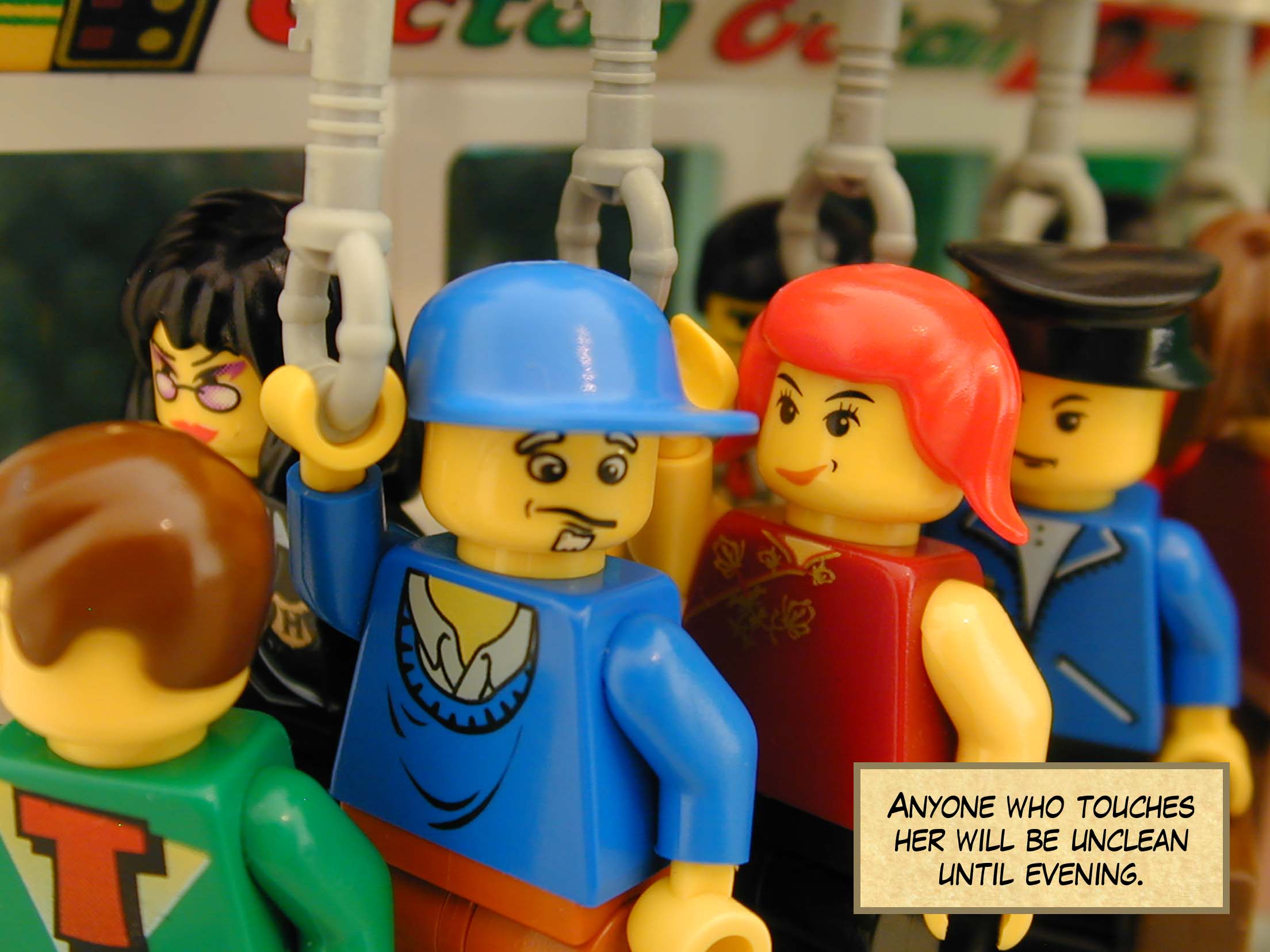 'Anyone who touches her will be unclean until evening.'