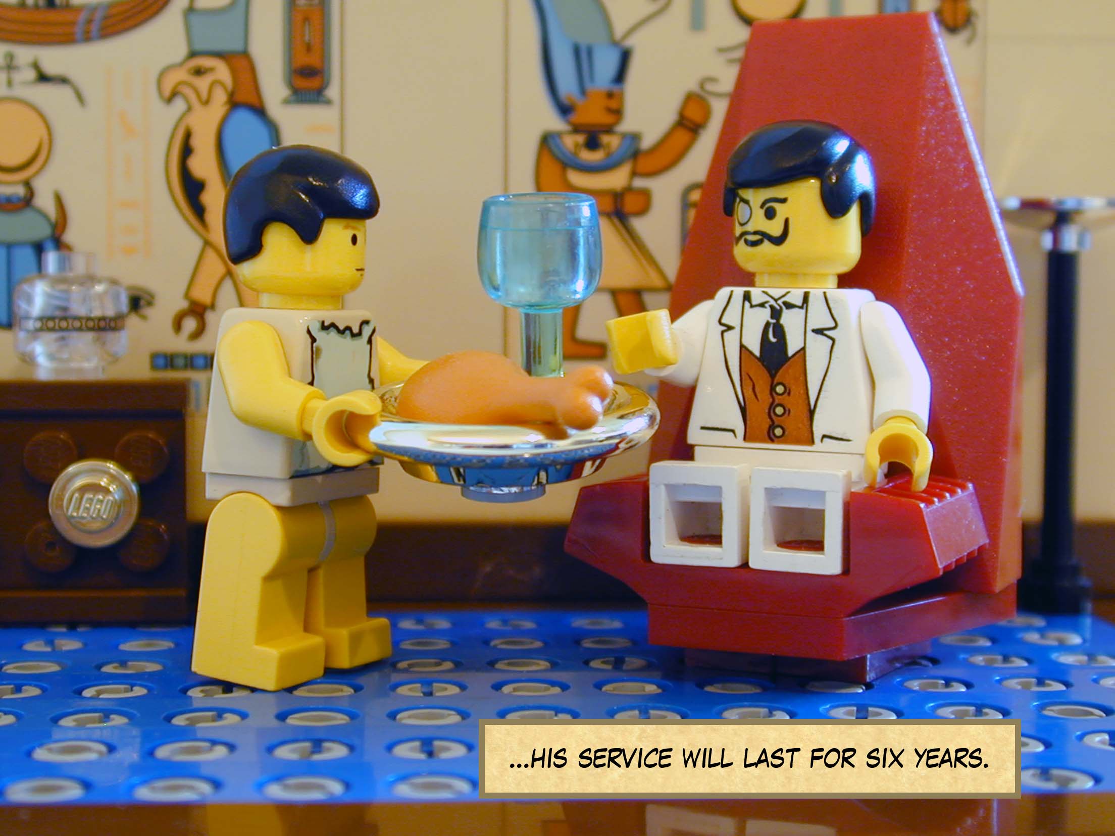 '...his service will last for six years.'