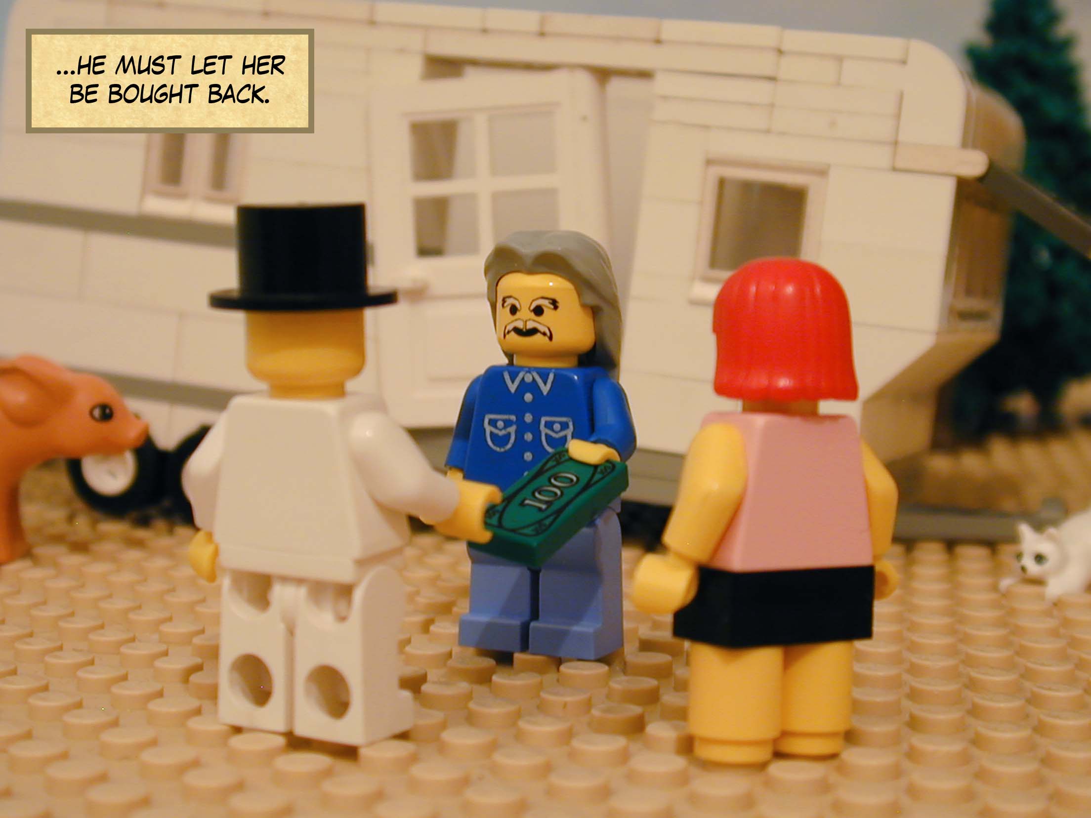 '...he must let her be bought back.'