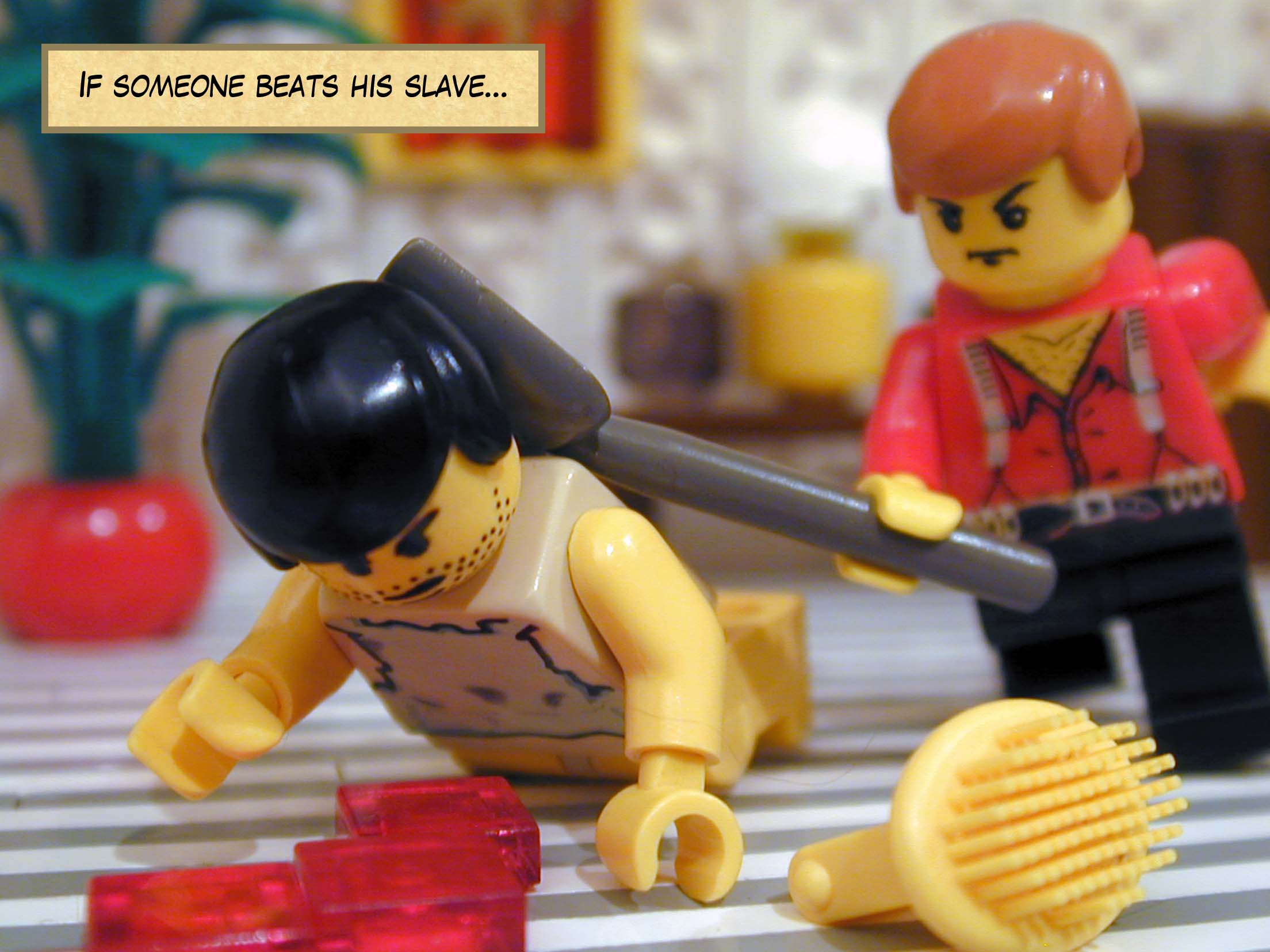 'If someone beats his slave...'