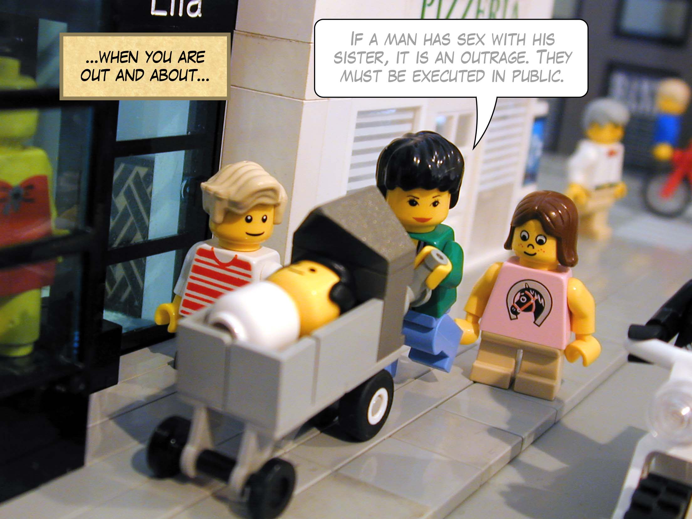 '...when you are out and about...'