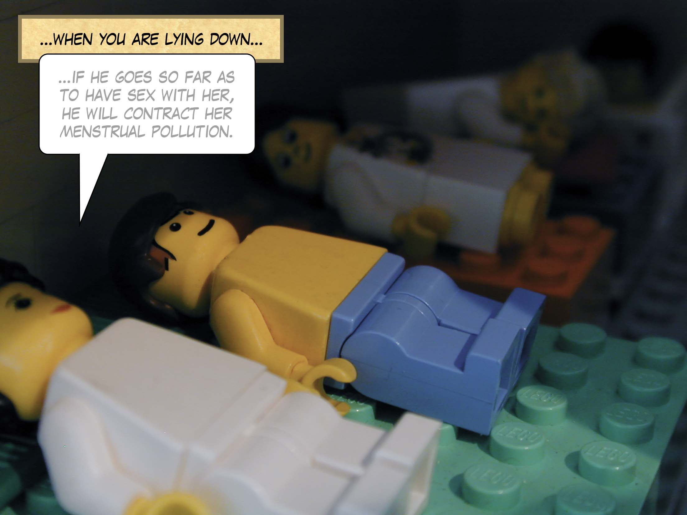 '...when you are lying down...'