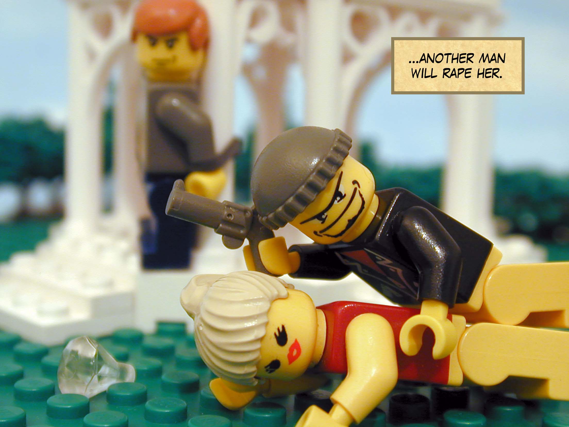 '...another man will rape her.'