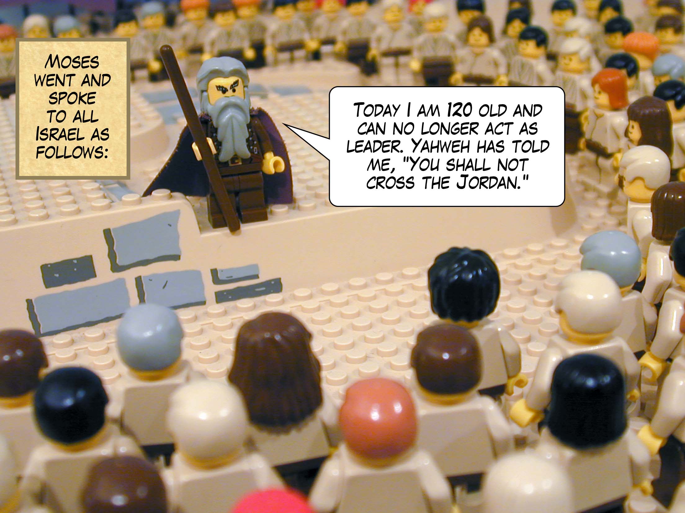 Yahweh buried him in the valley in the land of Moab, opposite Beth-Peor. But to this day, no one has ever found his grave.