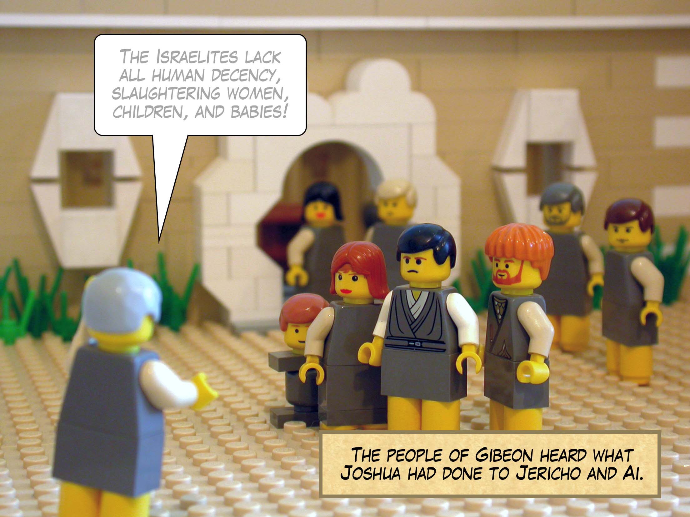 The people of Gibeon heard what Joshua had done to Jericho and Ai.