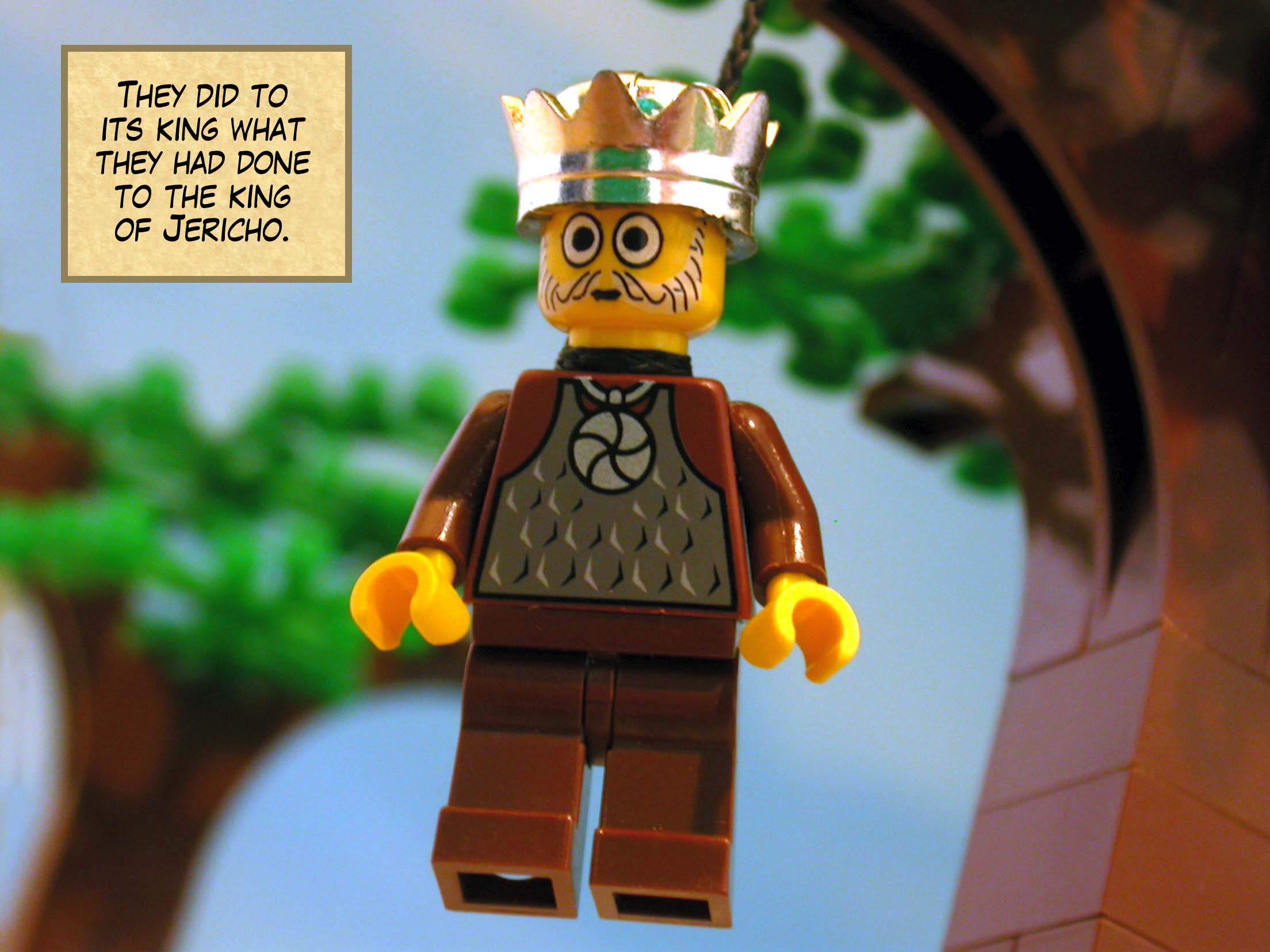 They did to its king what they had done to the king of Jericho.