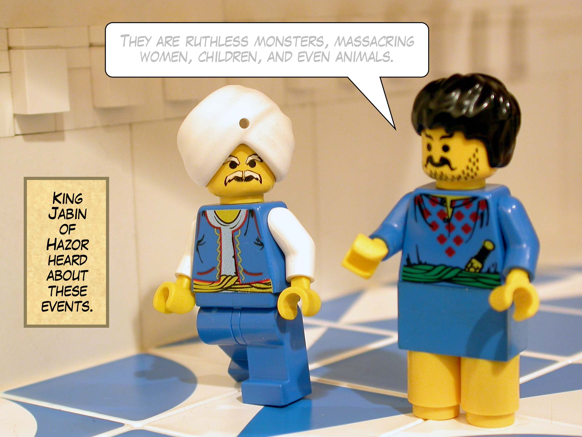 King Jabin of Hazor heard about these events.