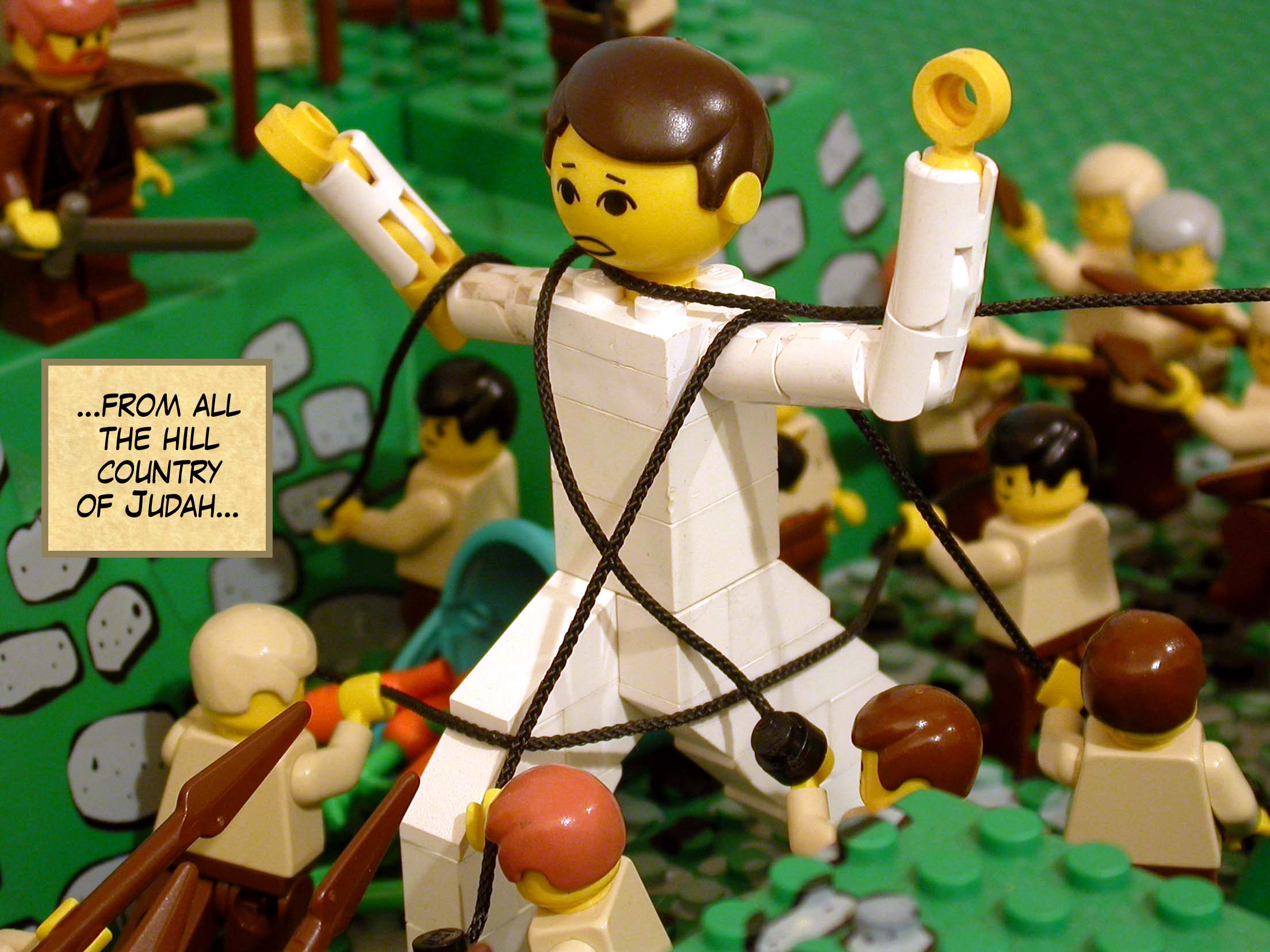 ...from all the hill country of Judah...