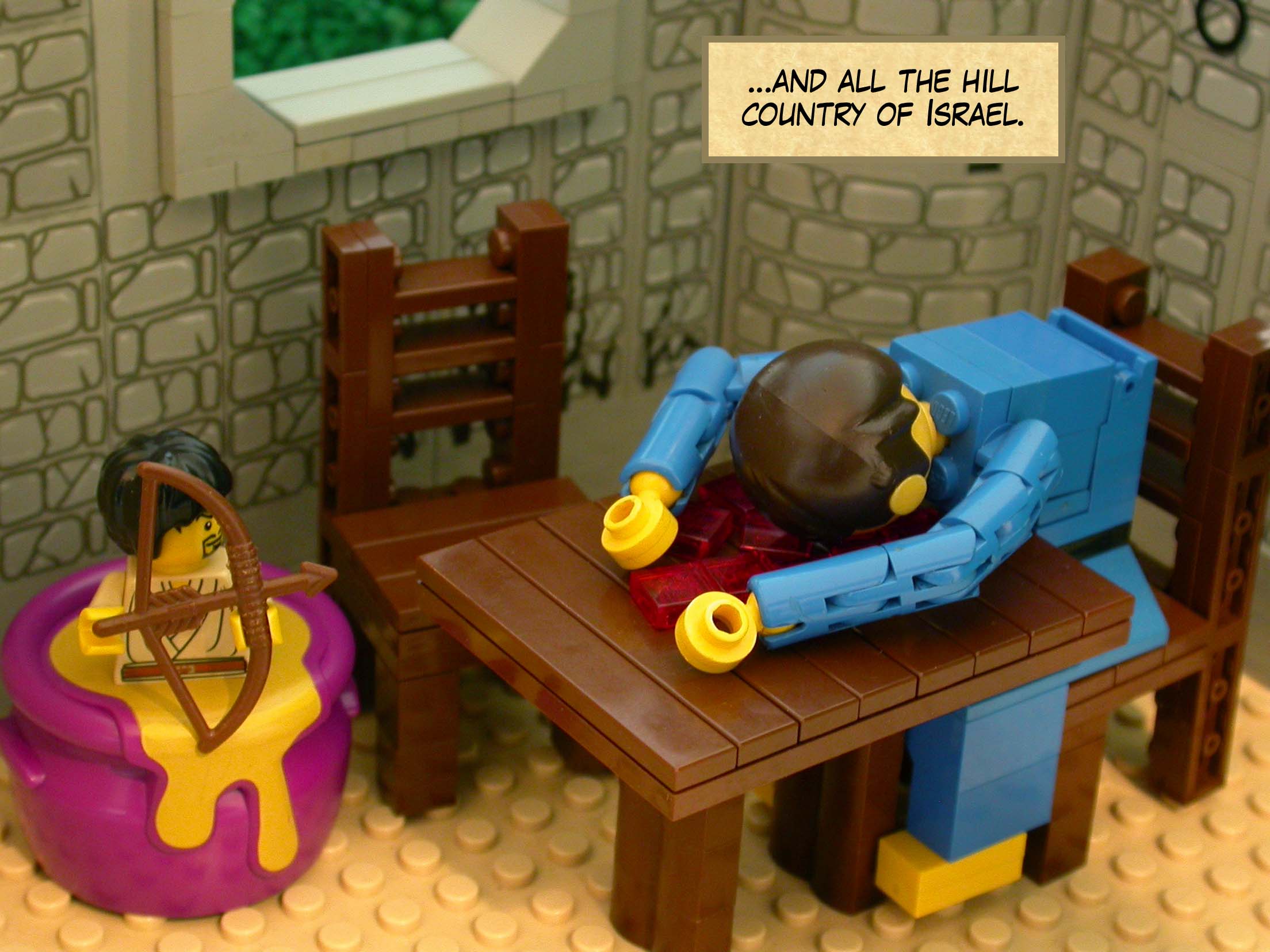 ...and all the hill country of Israel.