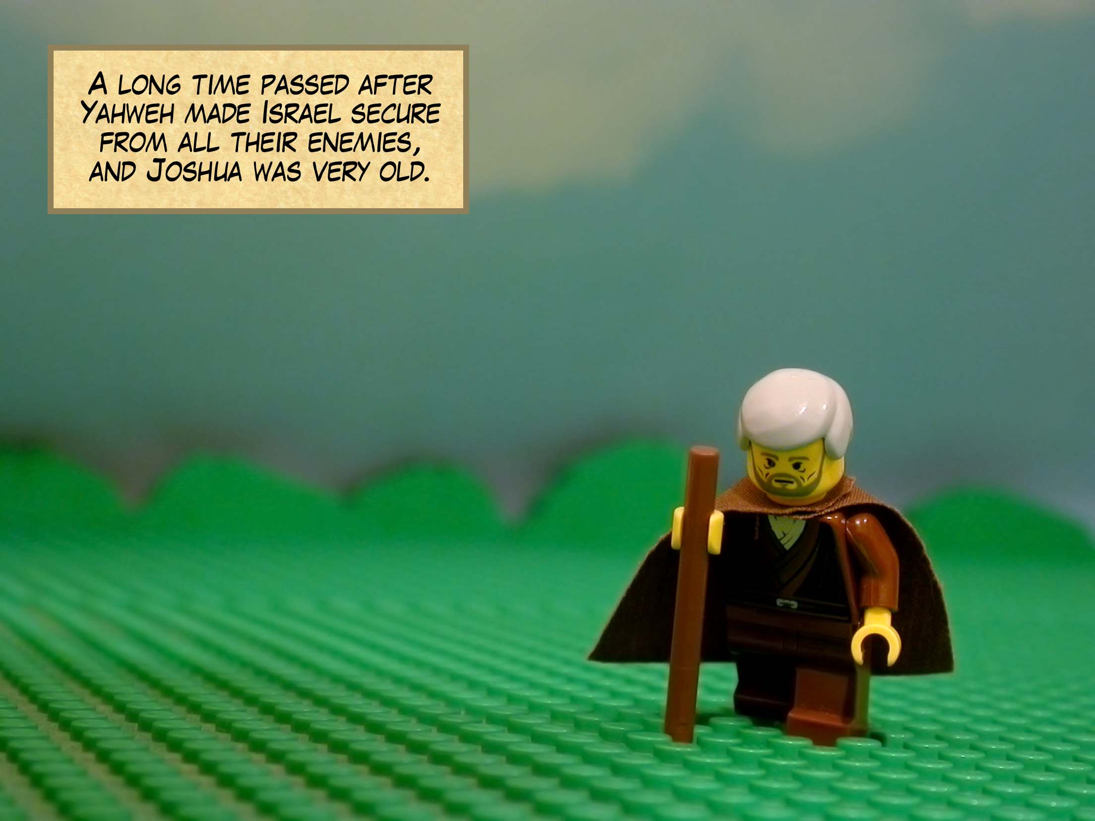 A long time passed after Yahweh made Israel secure from all their enemies, and Joshua was very old.