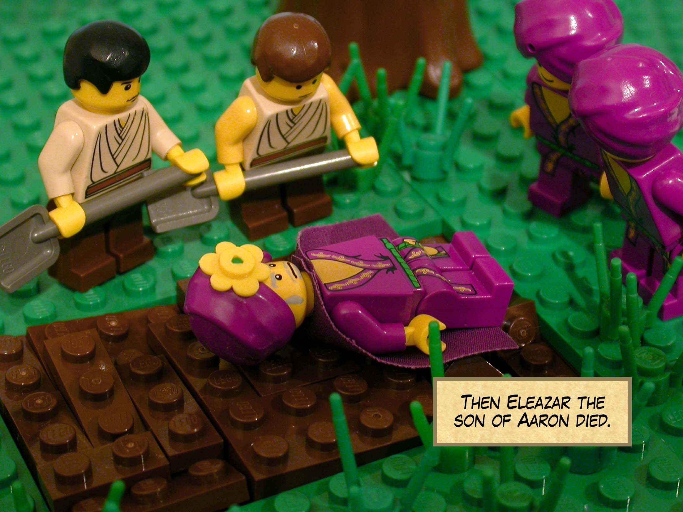 Then Eleazar the son of Aaron died.