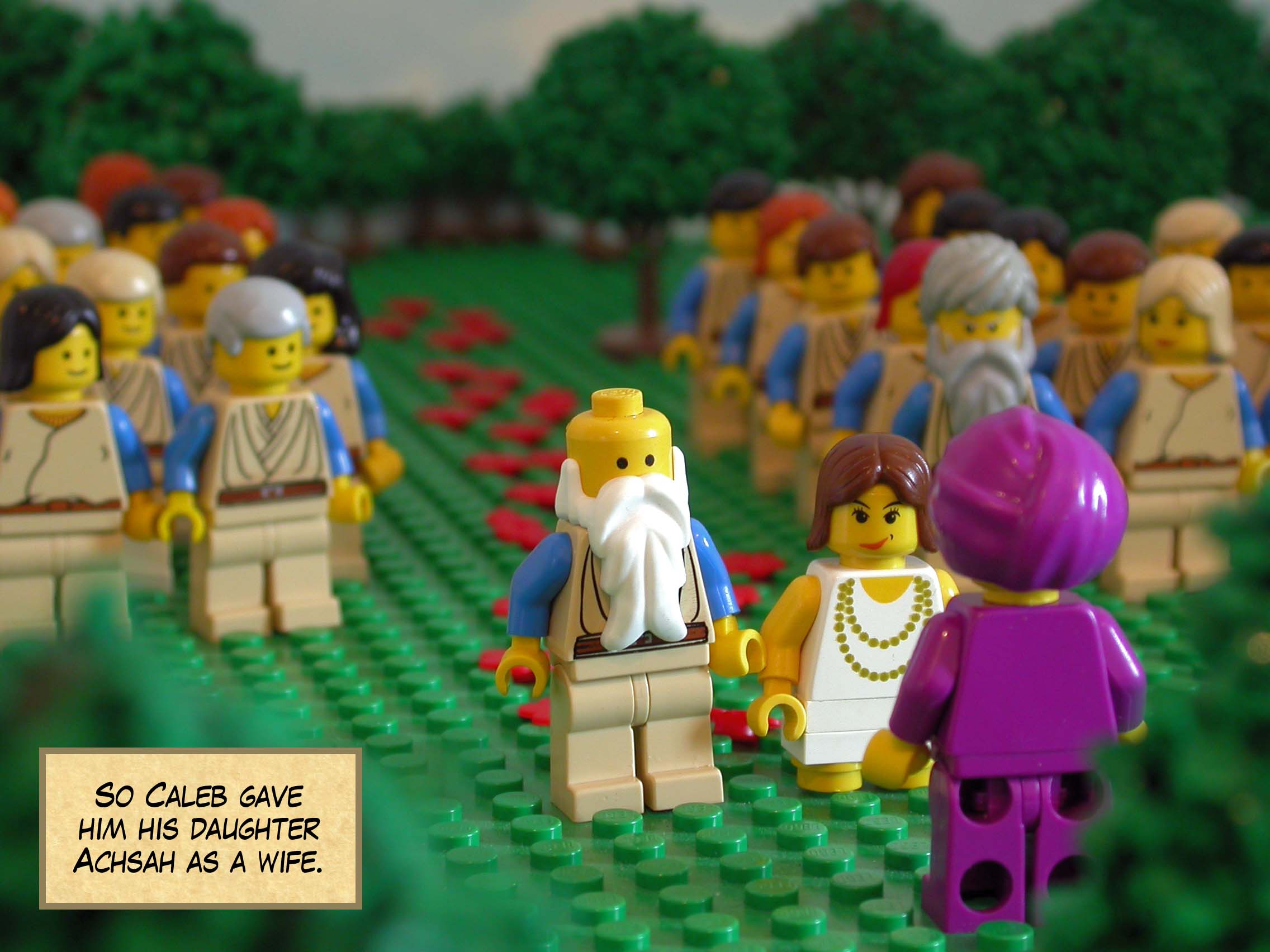 So Caleb gave him his daughter Achsah as a wife.