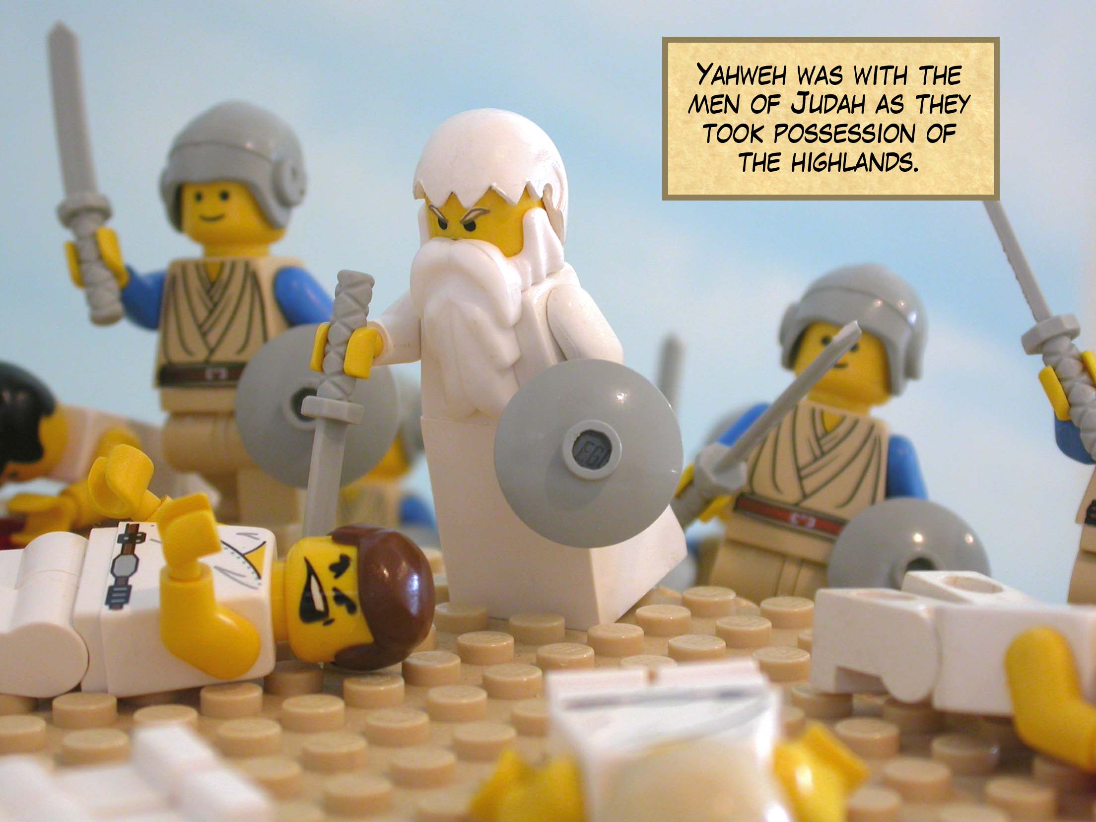 Yahweh was with the men of Judah as they took possession of the highlands.