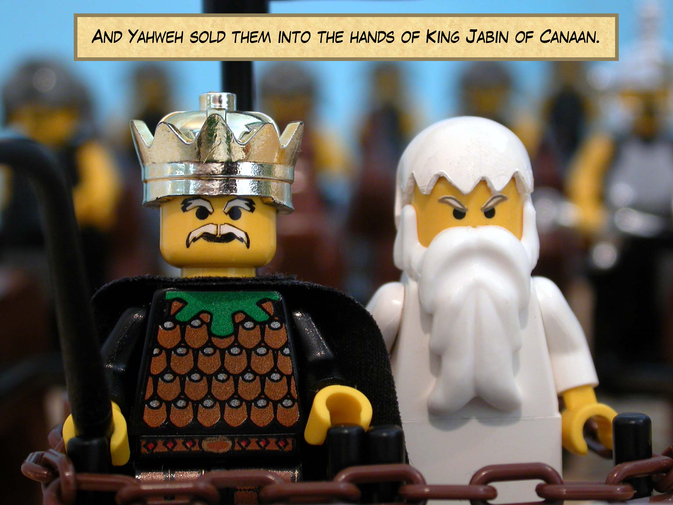 And Yahweh sold them into the hands of King Jabin of Canaan.