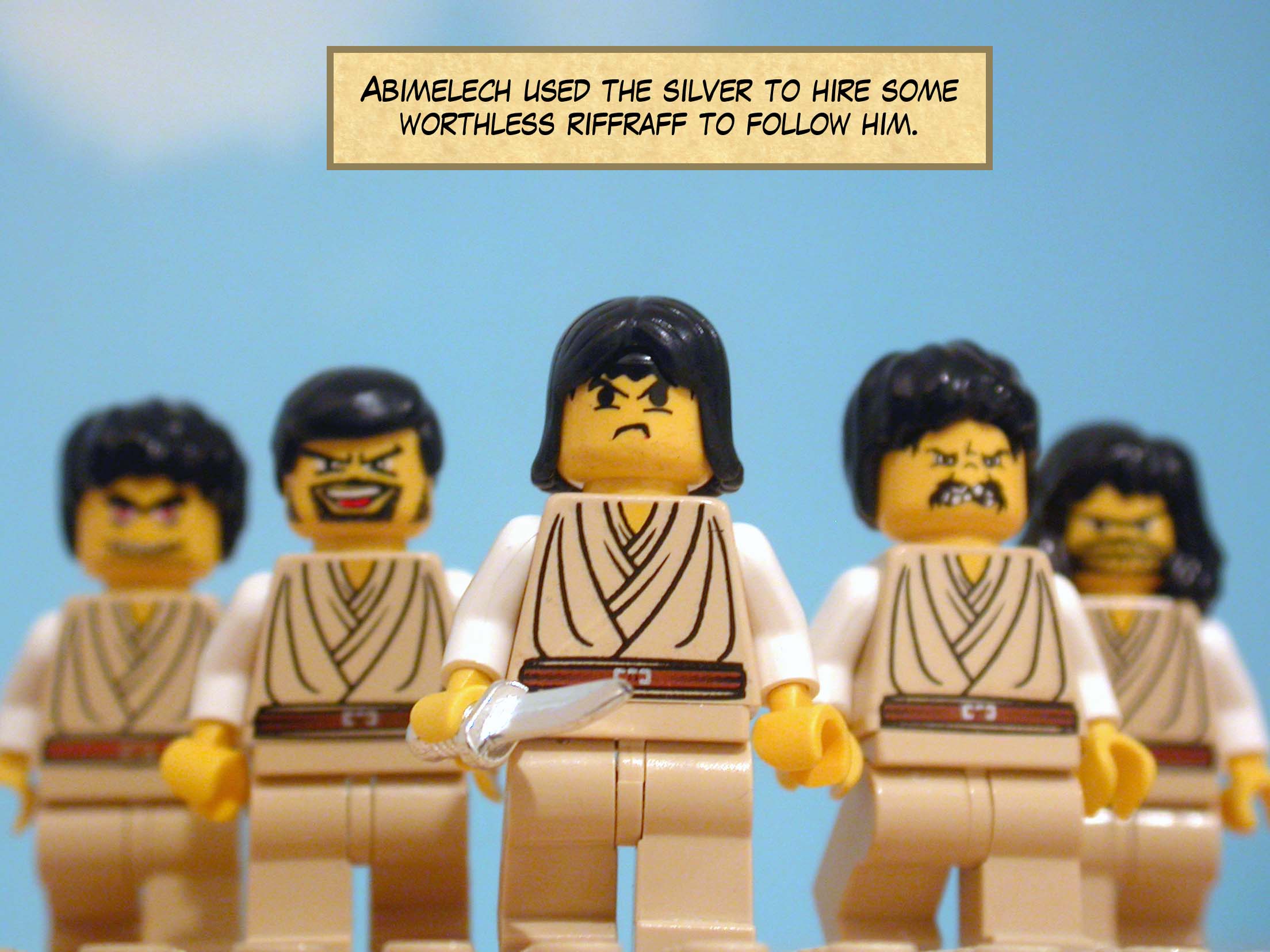 Abimelech used the silver to hire some worthless, reckless adventurers to follow him.