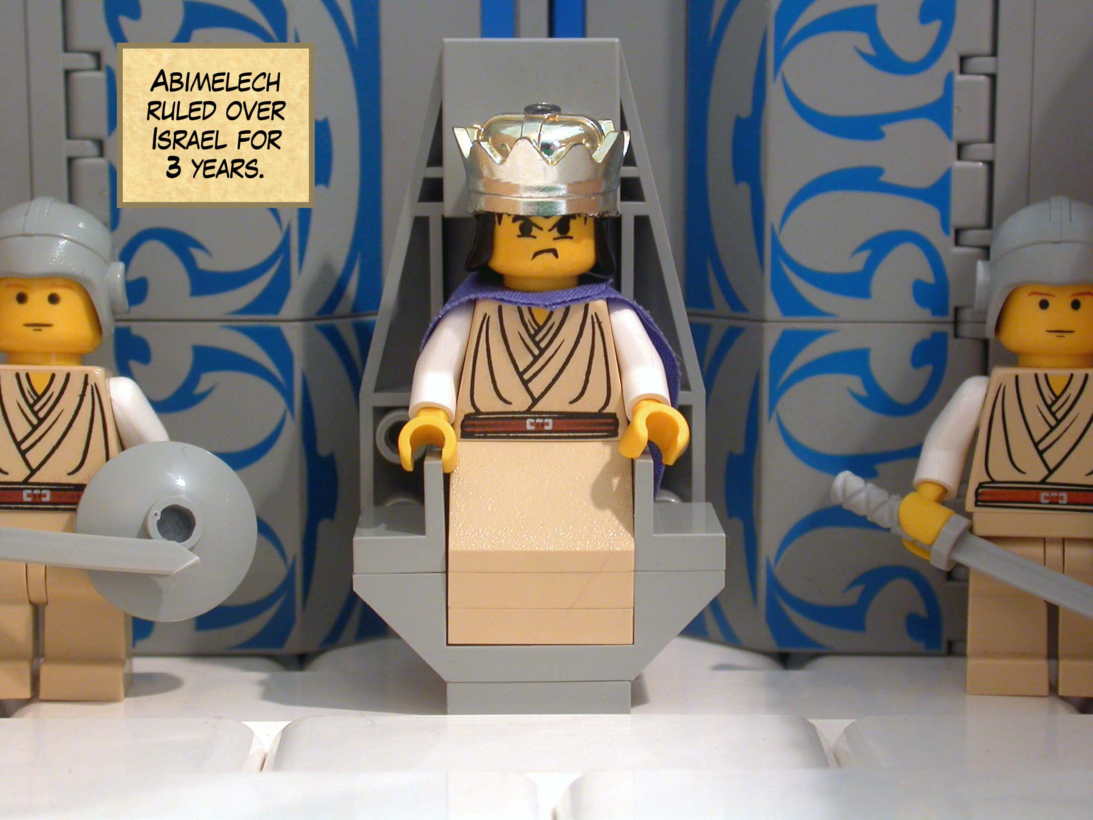 Abimelech ruled over Israel for three years.