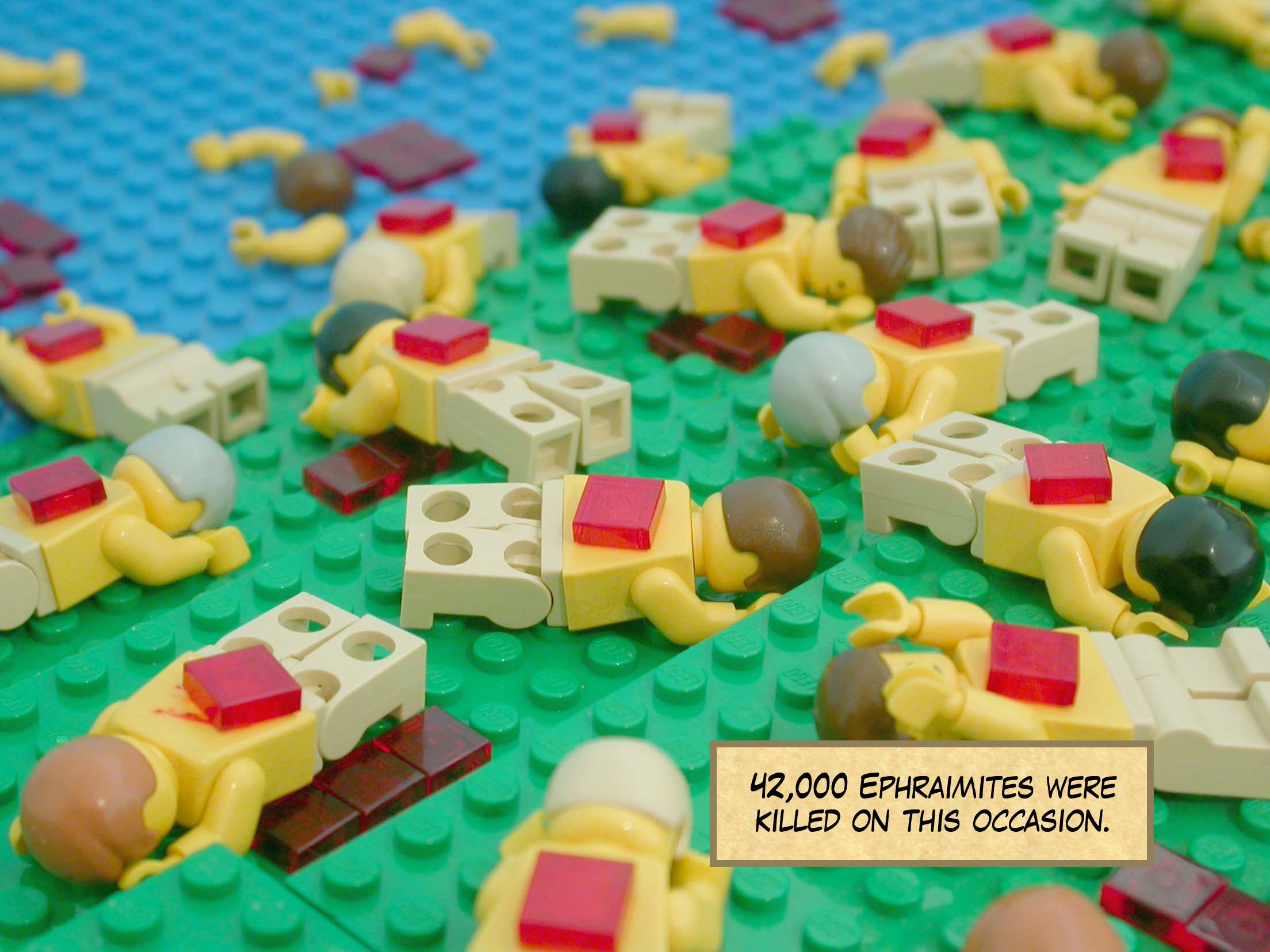 42,000 Ephraimites were killed on this occasion.