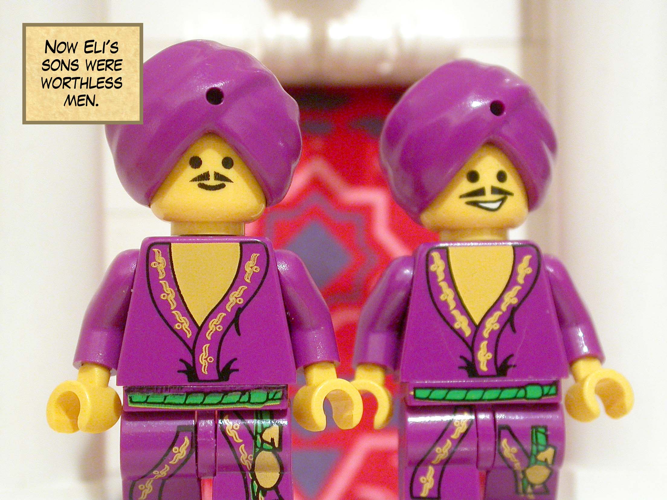 Now Eli's sons were worthless men.