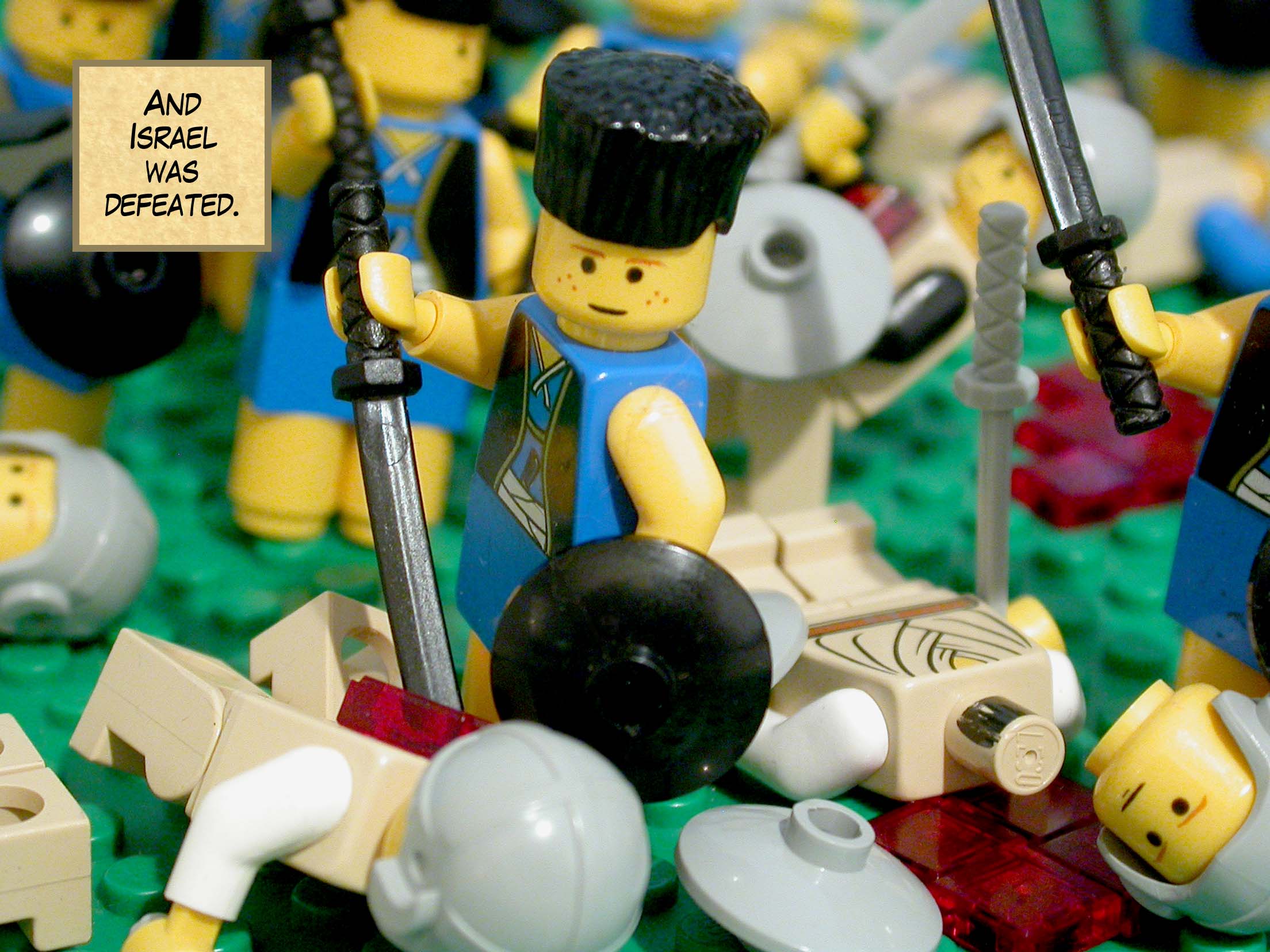 And Israel was defeated.