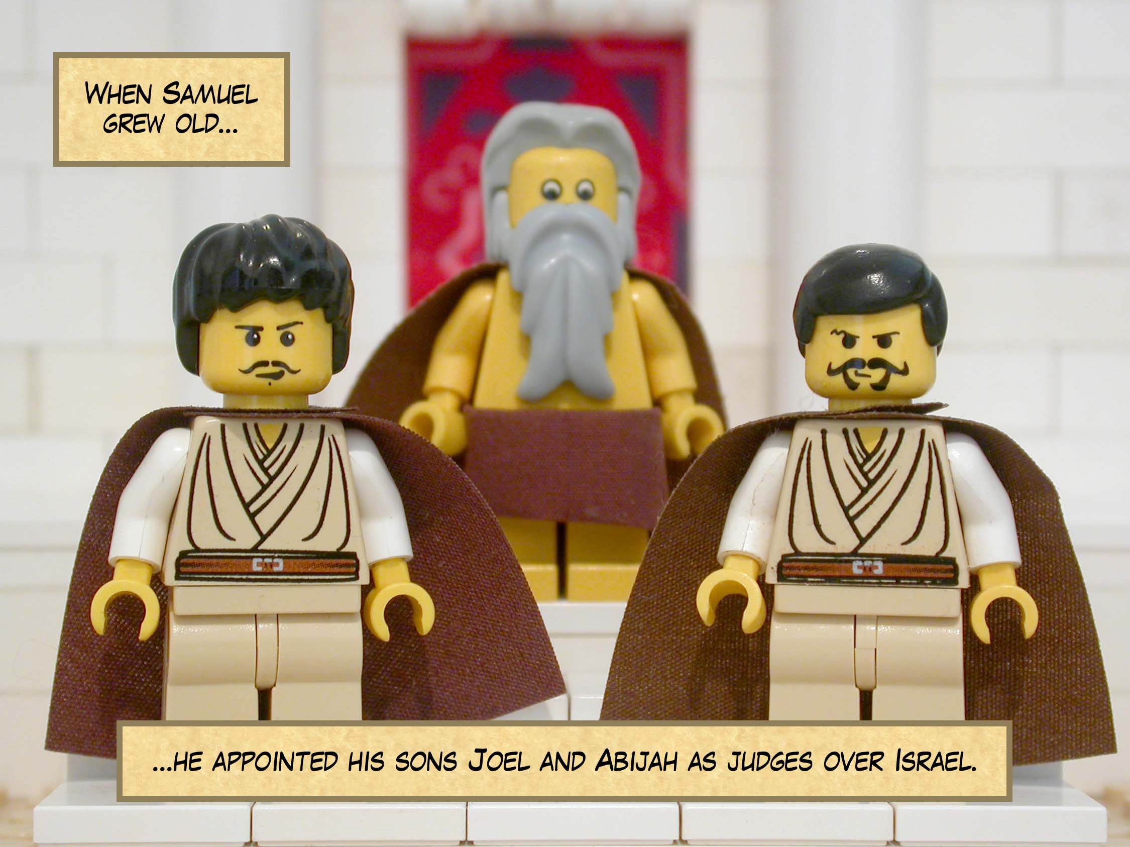 When Samuel grew old, he appointed his sons Joel and Abijah as judges over Israel.