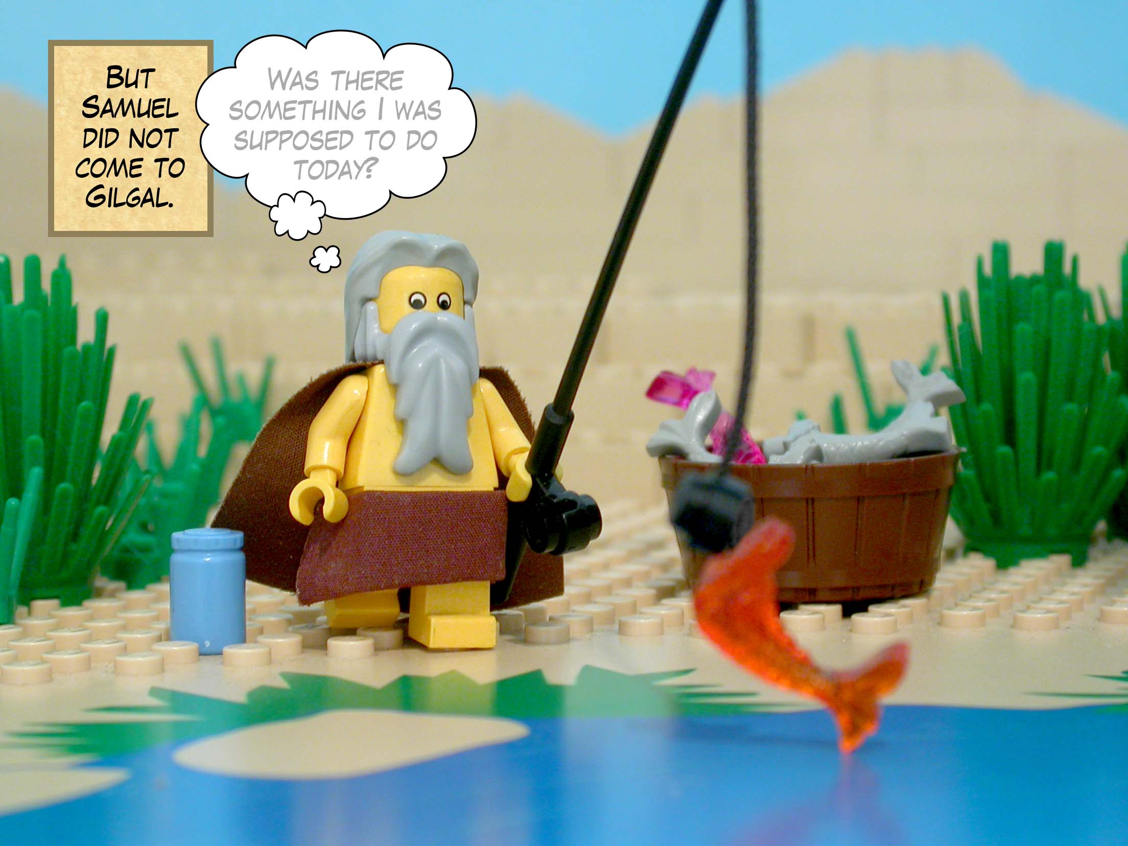 But Samuel did not come to Gilgal.