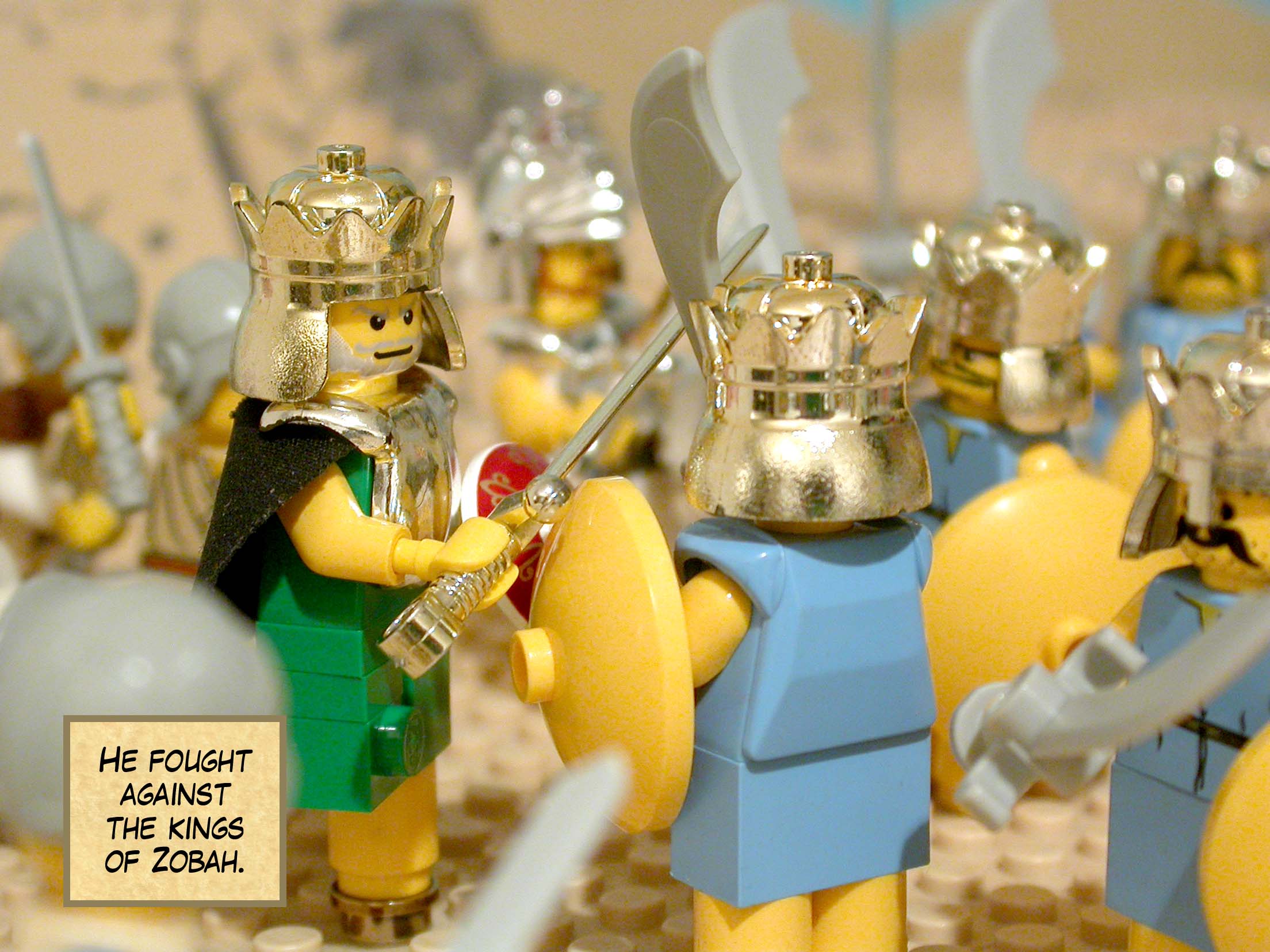 He fought against the kings of Zobah.