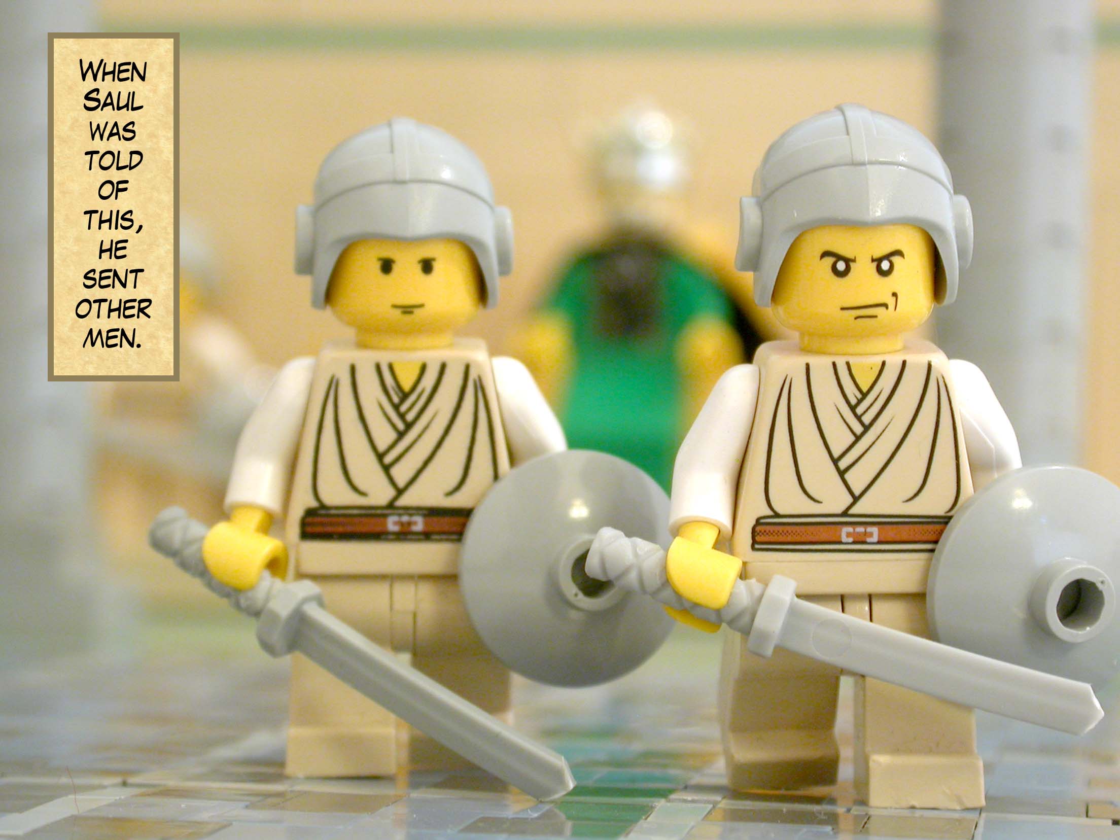 When Saul was told of this, he sent other men.