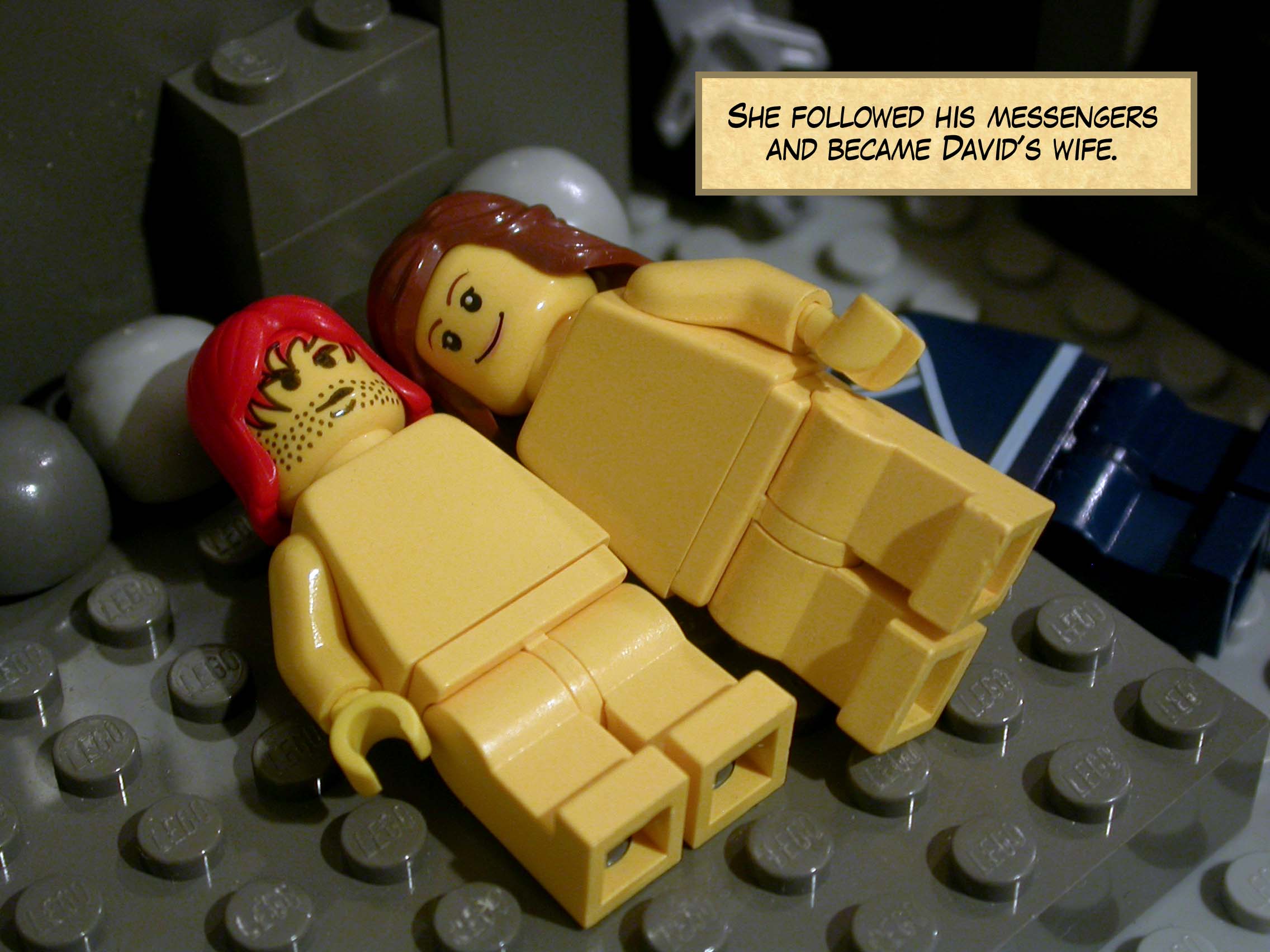 David had also taken Ahinoam of Jezreel as a wife.