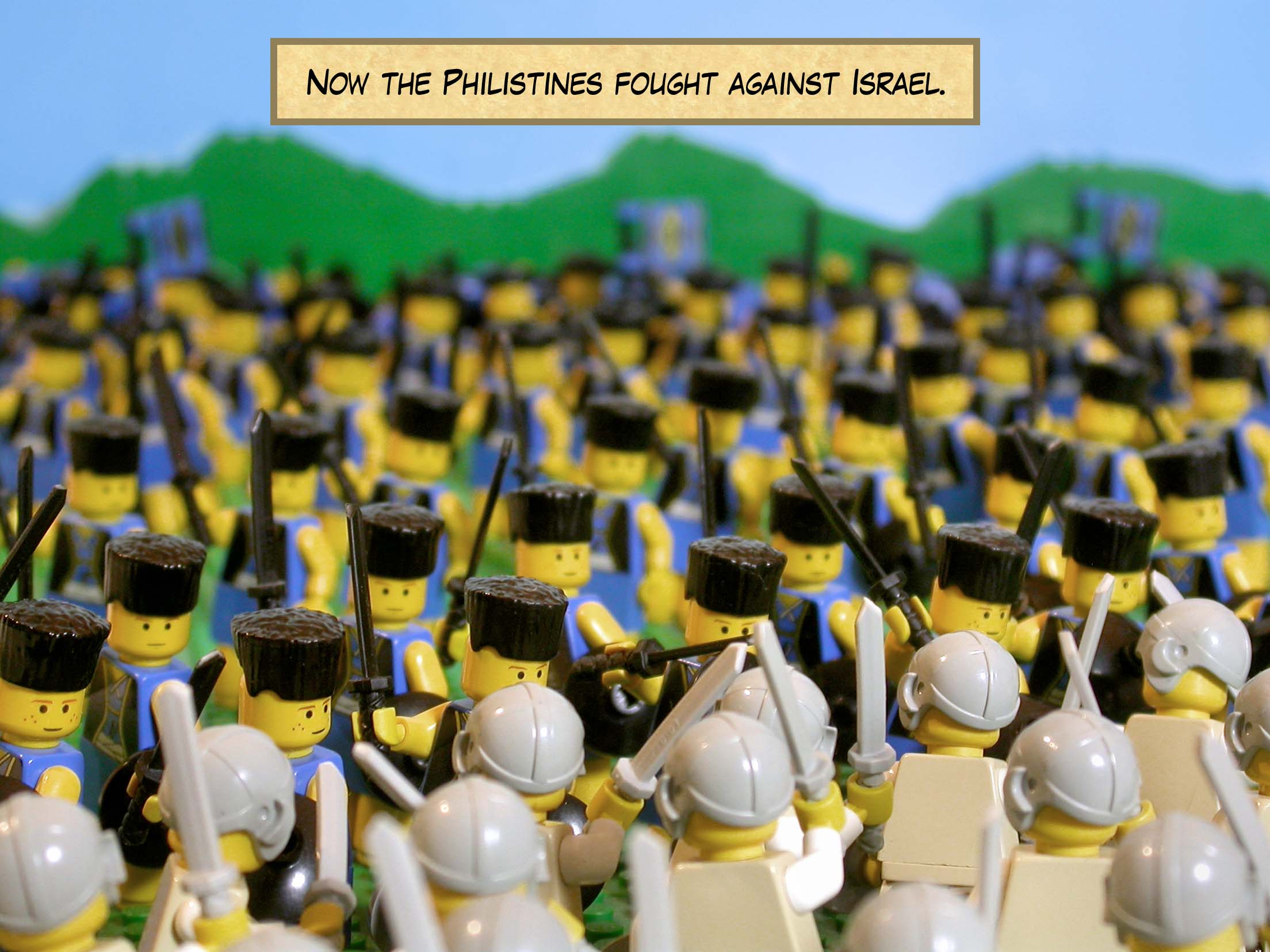 Now the Philistines fought against Israel.