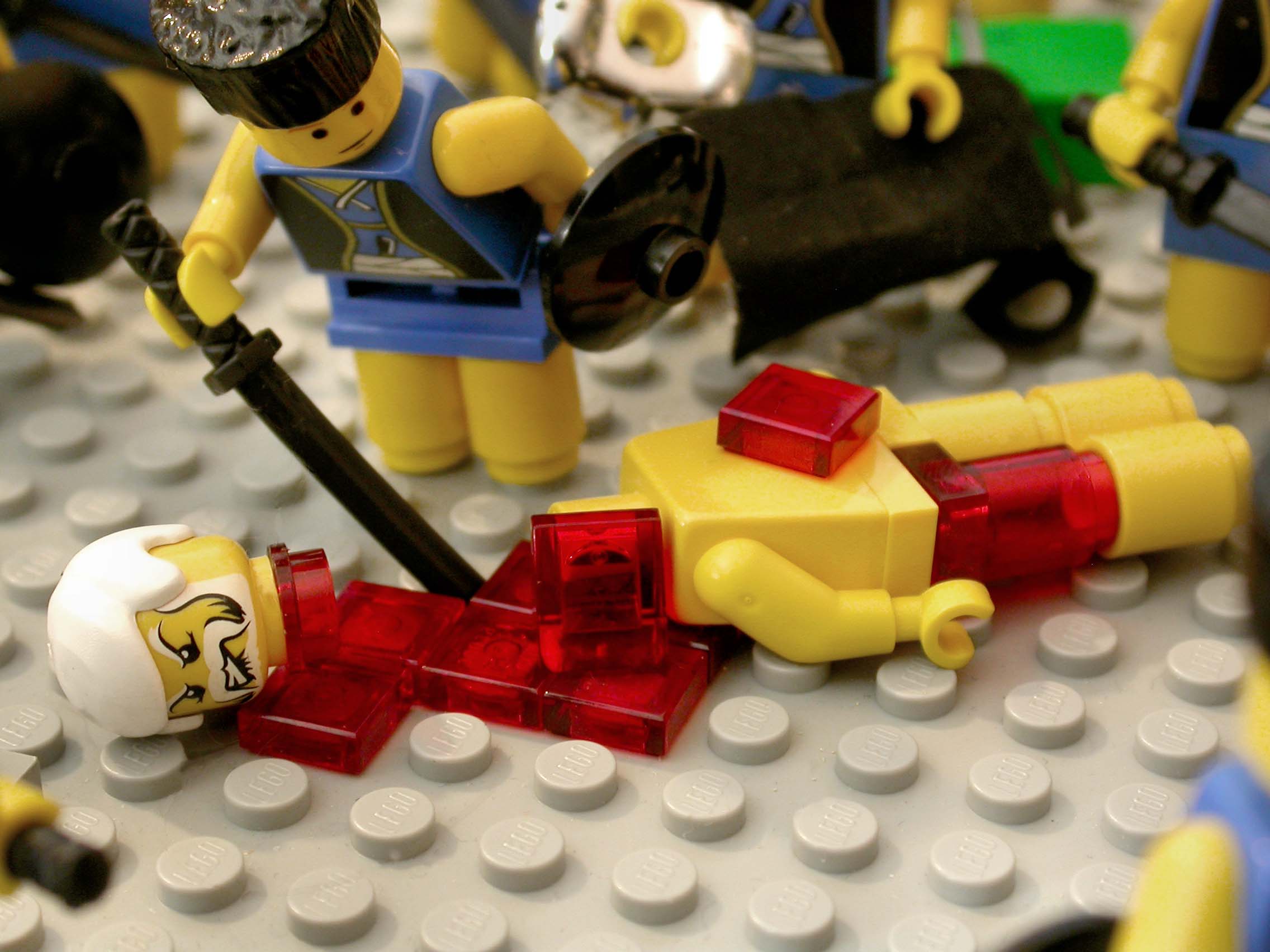 They stripped his corpse and cut off Saul's head.