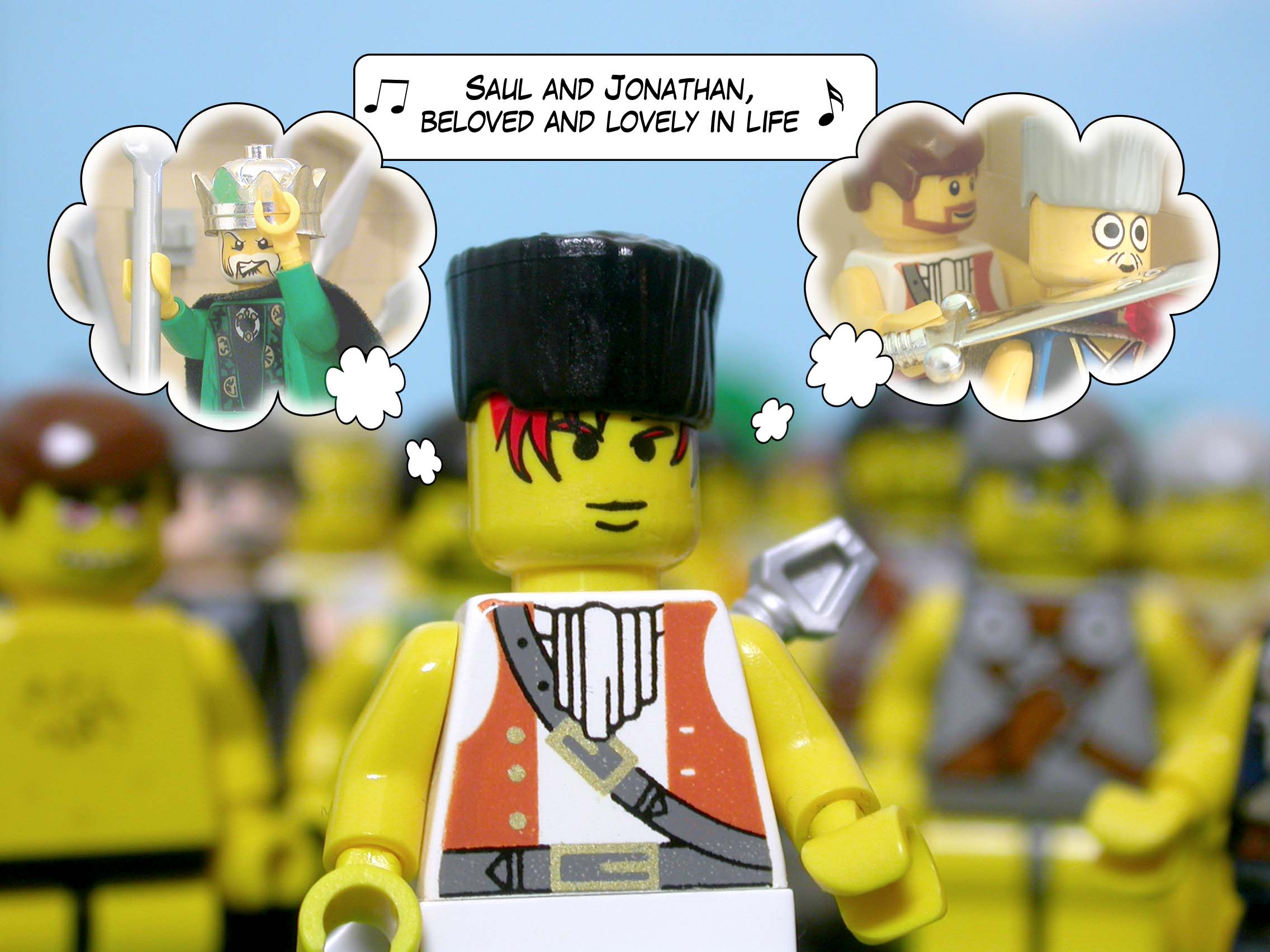 'Saul and Jonathan, beloved and lovely in life.'