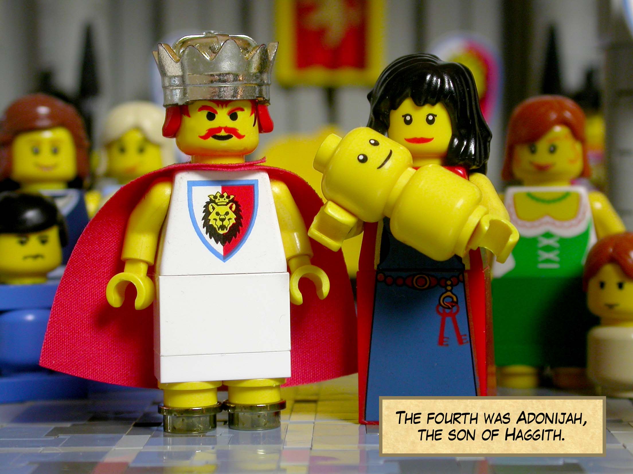 The fourth was Adonijah, the son of Haggith.