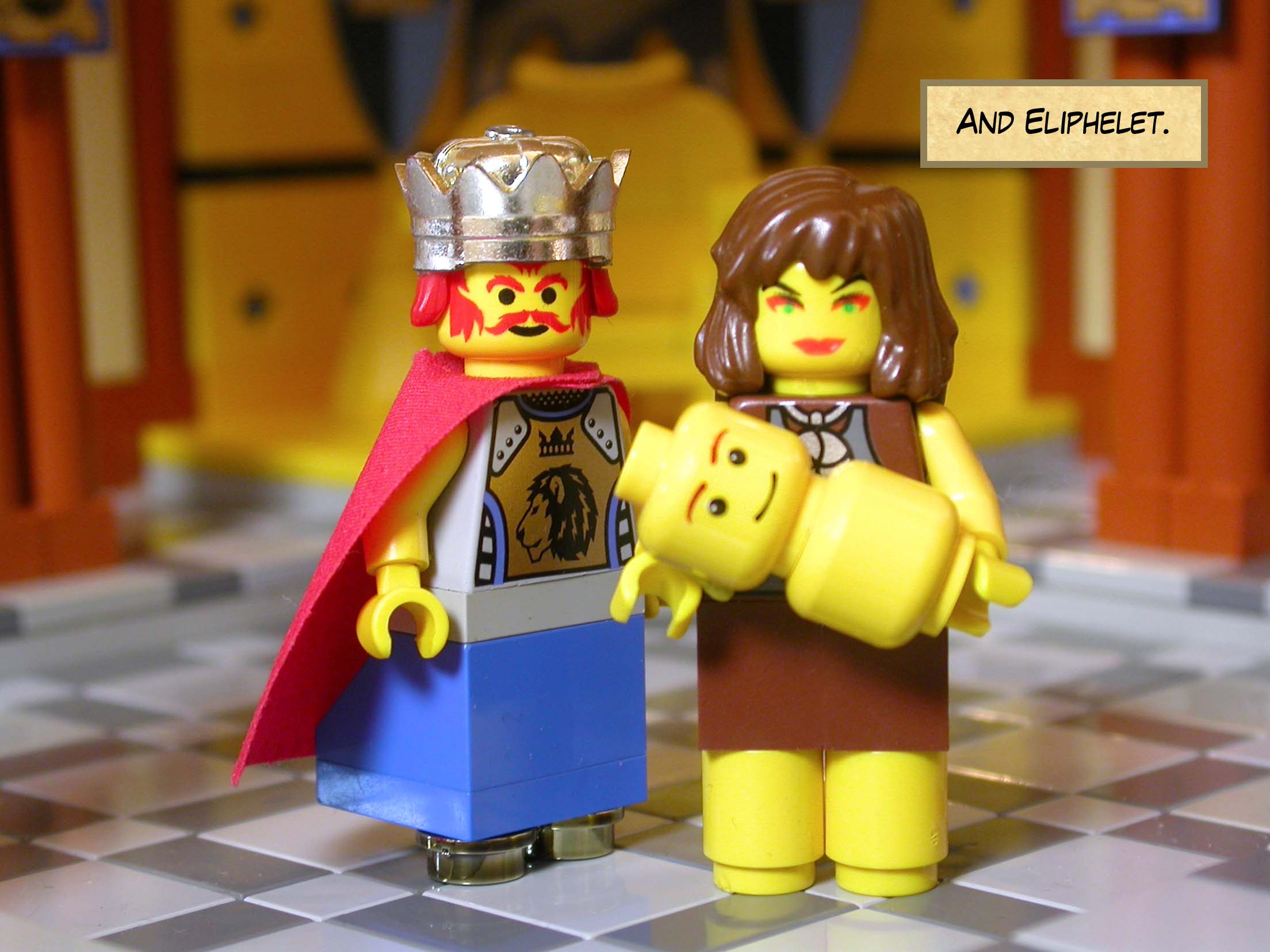 Elishama, Beeliada, and Eliphelet.