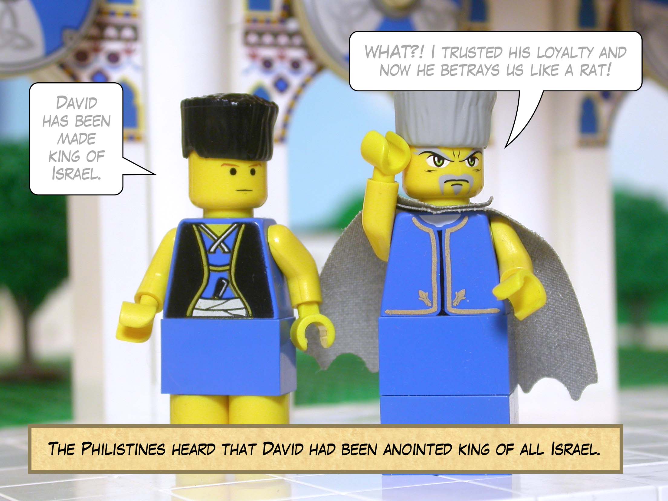 The Philistines heard that David had been anointed king of all Israel.