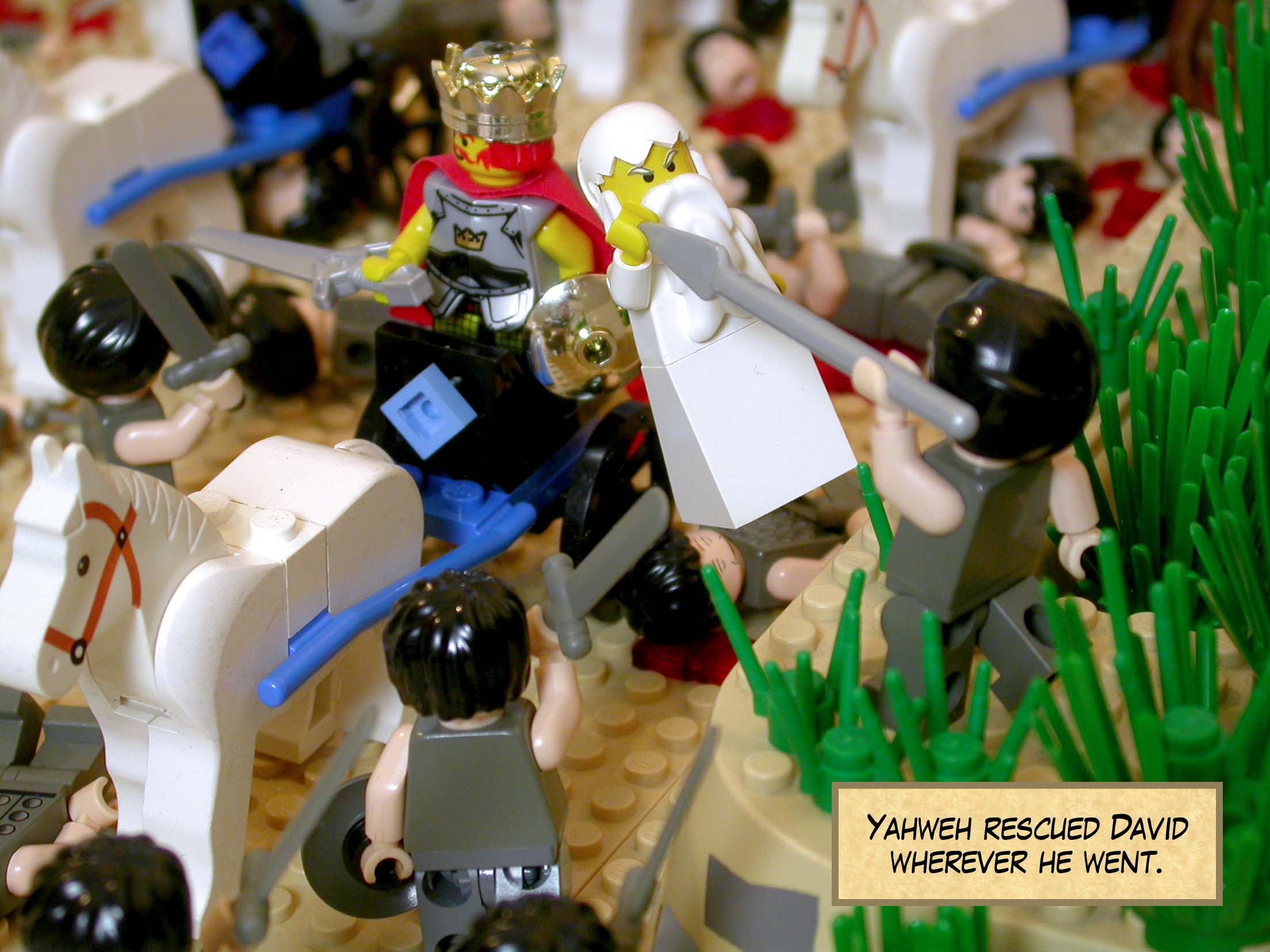 Yahweh rescued David wherever he went.