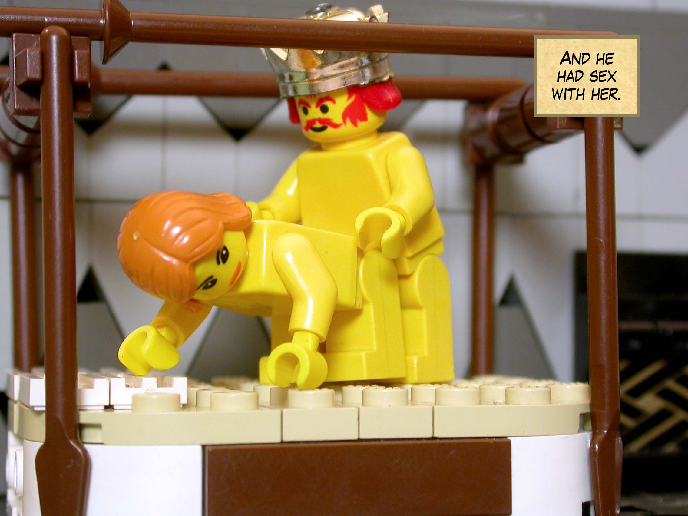 And he had sex with her.